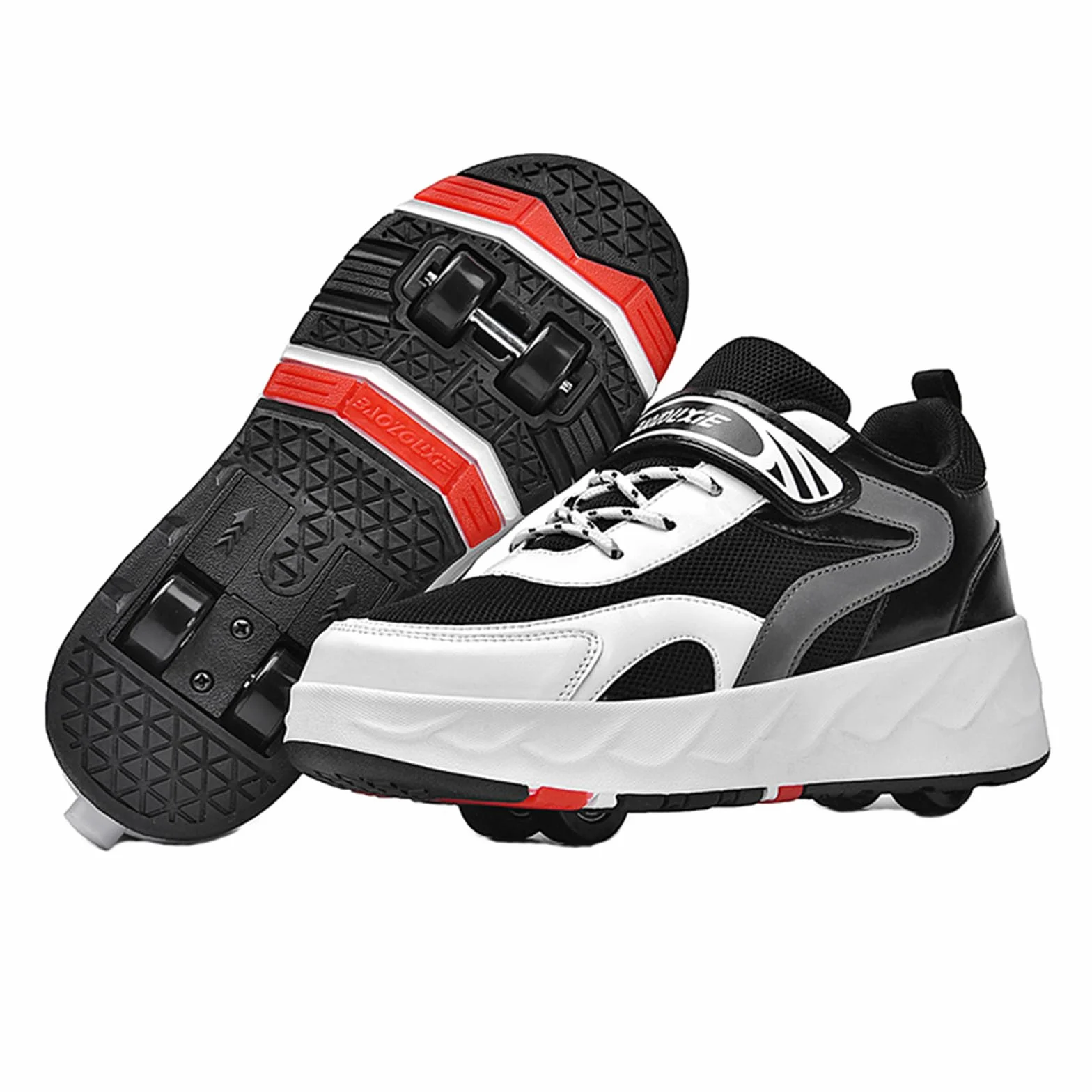 Zapatos con Ruedas para Niñas y Niños, Patines Multiusos 2 en 1, Zapatillas Deportivas Retráctiles