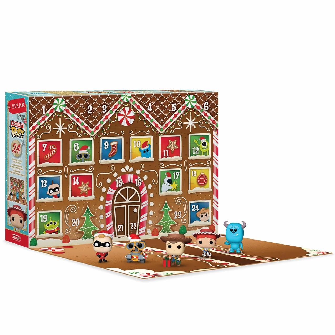 Funko Advent Calendar Pixar Collection 2024 - 24 Minifiguras de Vinilo Coleccionables