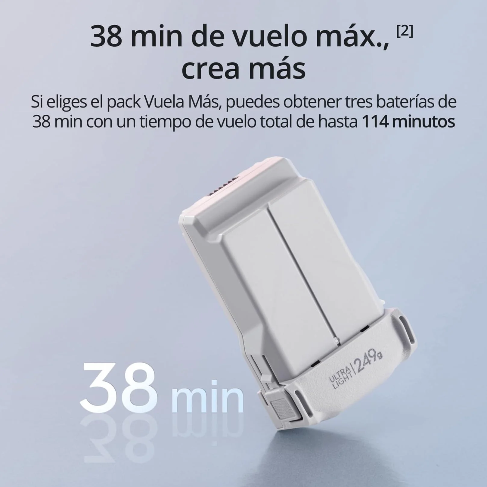 DJI Mini 3 Dron con cámara ligero plegable 4K HDR 38 min vuelo Grabación vertical Mando a distancia C0