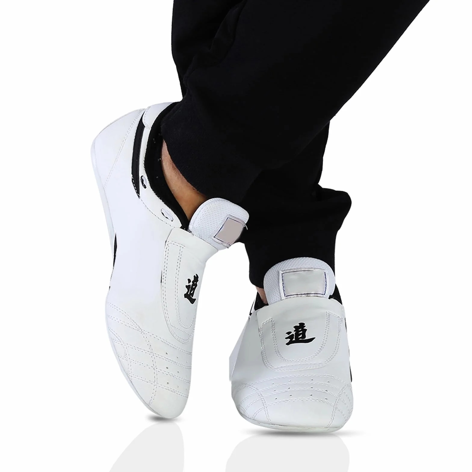 Zapatos de Taekwondo Profesionales Calzado de Entrenamiento Artes Marciales Ligero Transpirable Suela Goma Antideslizante
