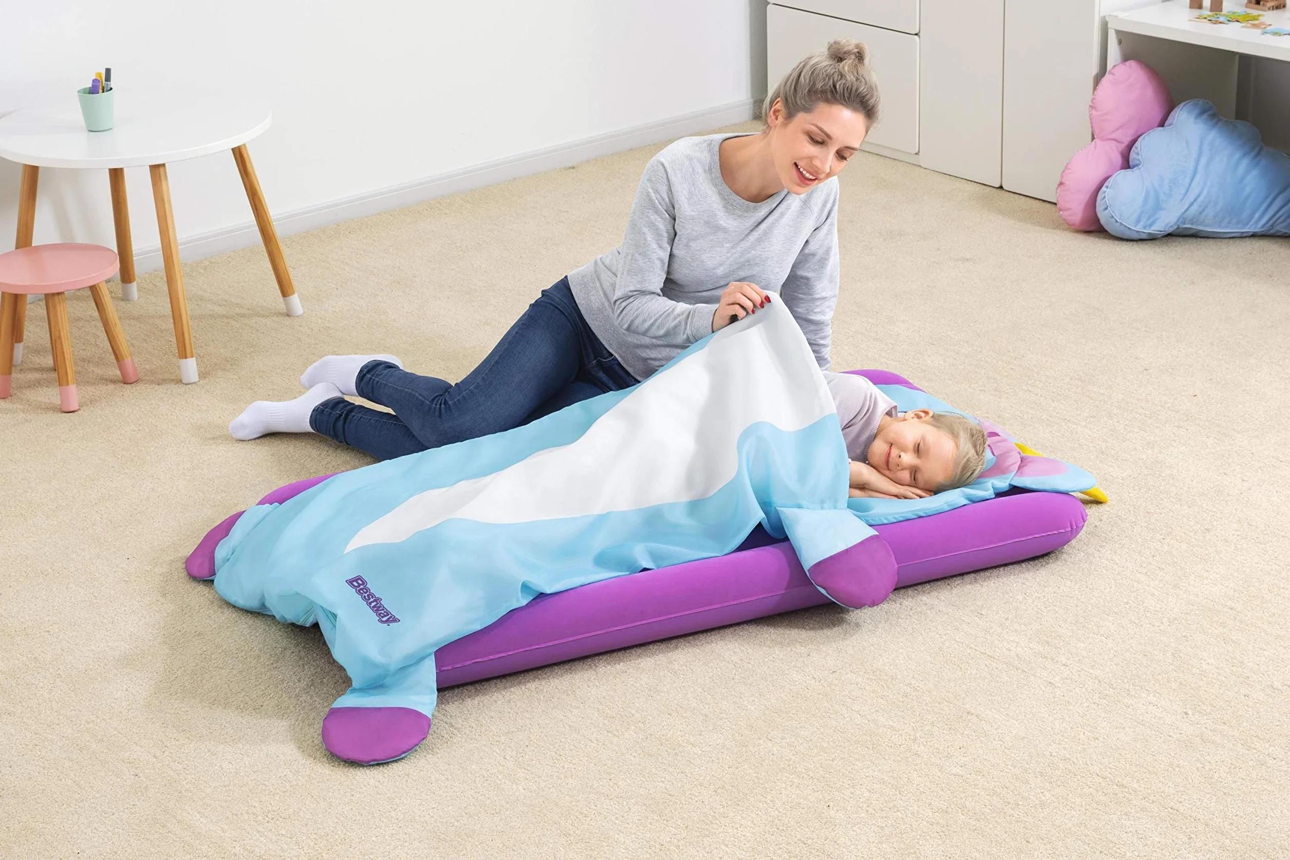 Bestway Adventurchasers™ - Set de Dormir para niños, diseño de Unicornio, 158 x 66 cm