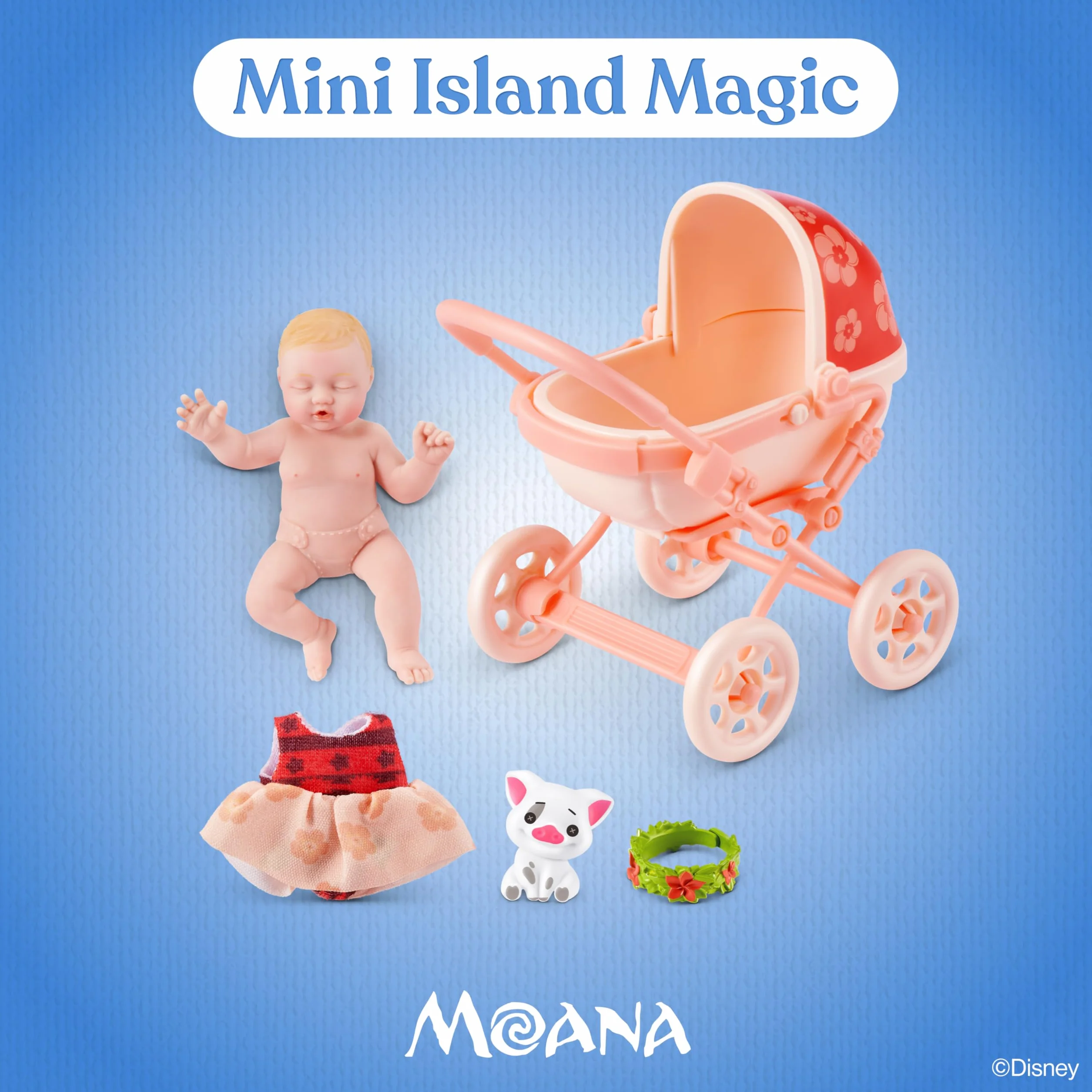 My Mini Baby Disney Series 1 2 Pack de ZURU – Muñeca Bebé Disney Coleccionable en Cápsula Misteriosa con Accesorios, Juguete Miniatura Realista para Niñas de 3+ Años