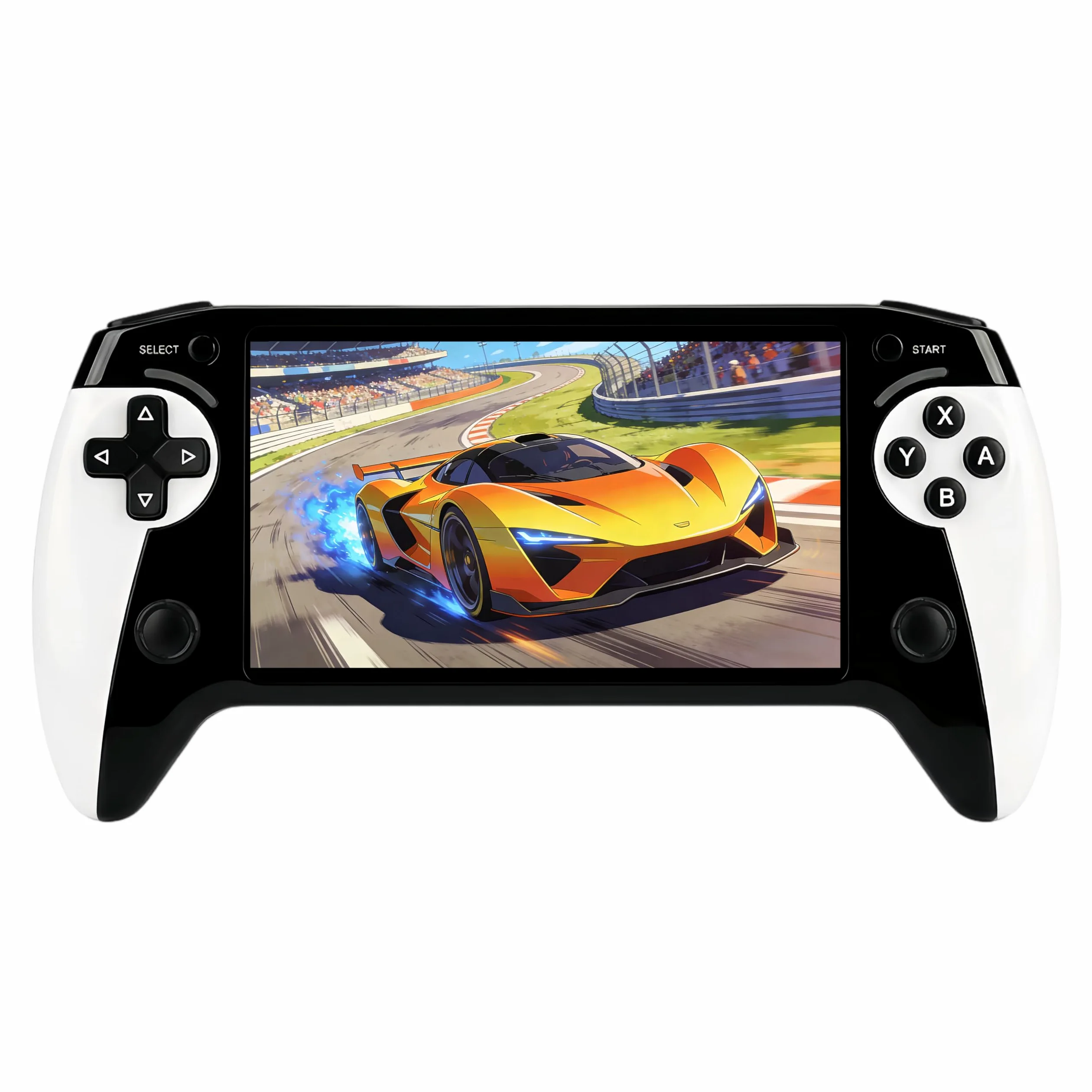 Consola de Juegos portátil YHFITN con Pantalla HD de 5,5 Pulgadas, diseño ergonómico, Juegos Retro Integrados, Salida de TV, función de guardado de partidas, batería Recargable. Regalo Ideal.
