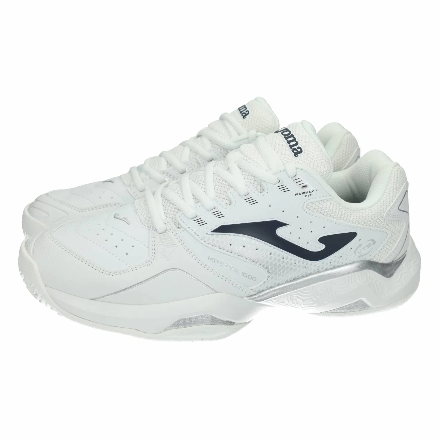Joma Master 1000 Zapatillas para Hombre Blancas Deportivas Tenis Cómodas Resistentes