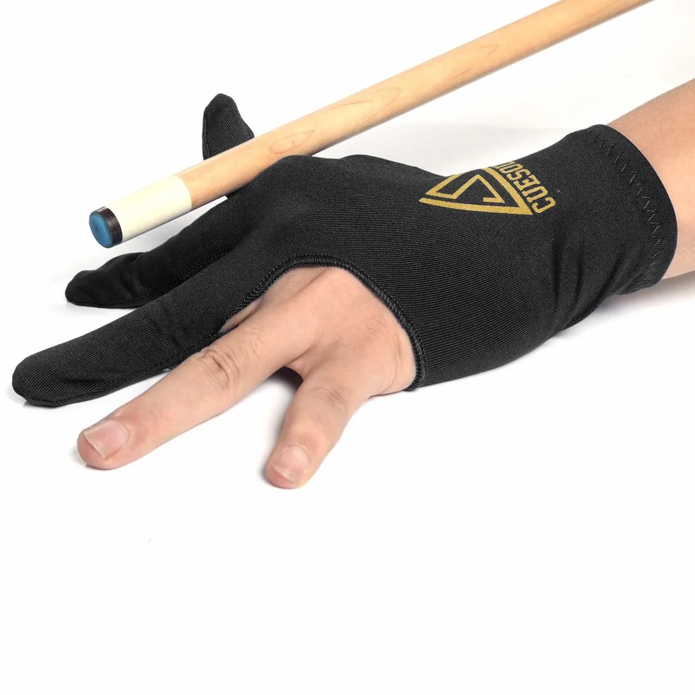CUESOUL 3 Guantes para Billar y Snooker, 10 Unidades