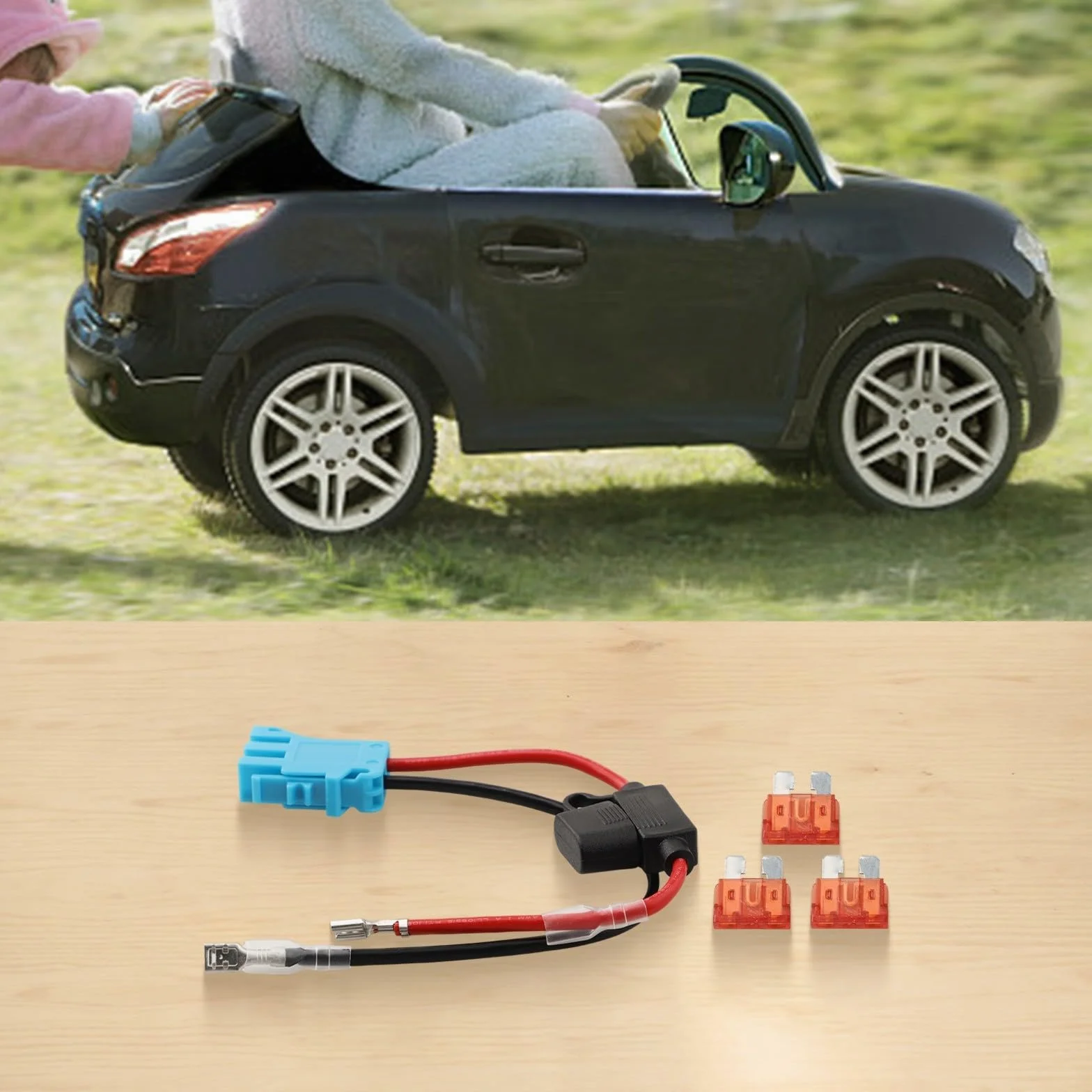 Conector de arnés de cableado esencial diseñado específicamente para maximizar el rendimiento de los juguetes de batería For Peg Perego