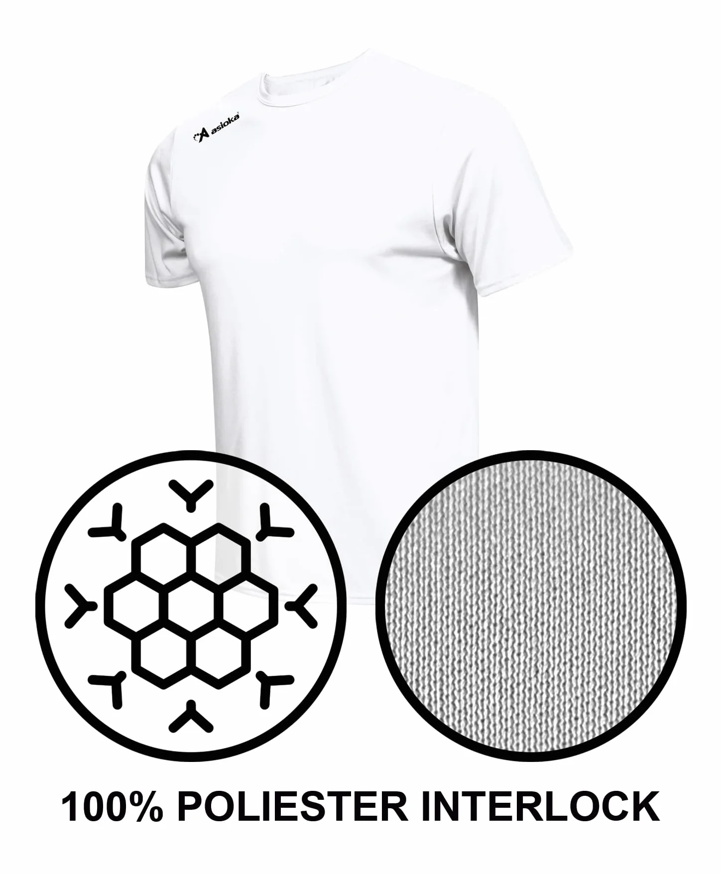 Camiseta Deporte Adulto Manga Corta Mesh Transpirable Secado Rápido Gimnasio Entrenamiento