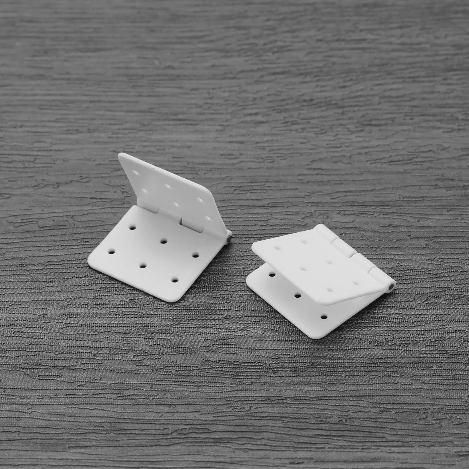 30 bisagras de avión RC de 36 x 20 mm, bisagras rectangulares plegables de plástico para bricolaje, modelos de avión, reemplazos, color blanco