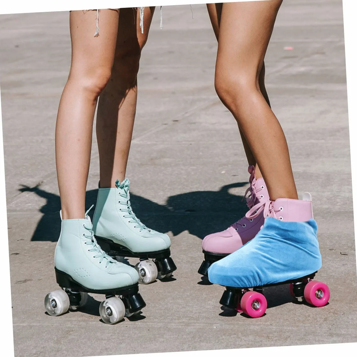 Toyvian Fundas para Patines Zapatos de Patinaje Cubiertas de Poliéster