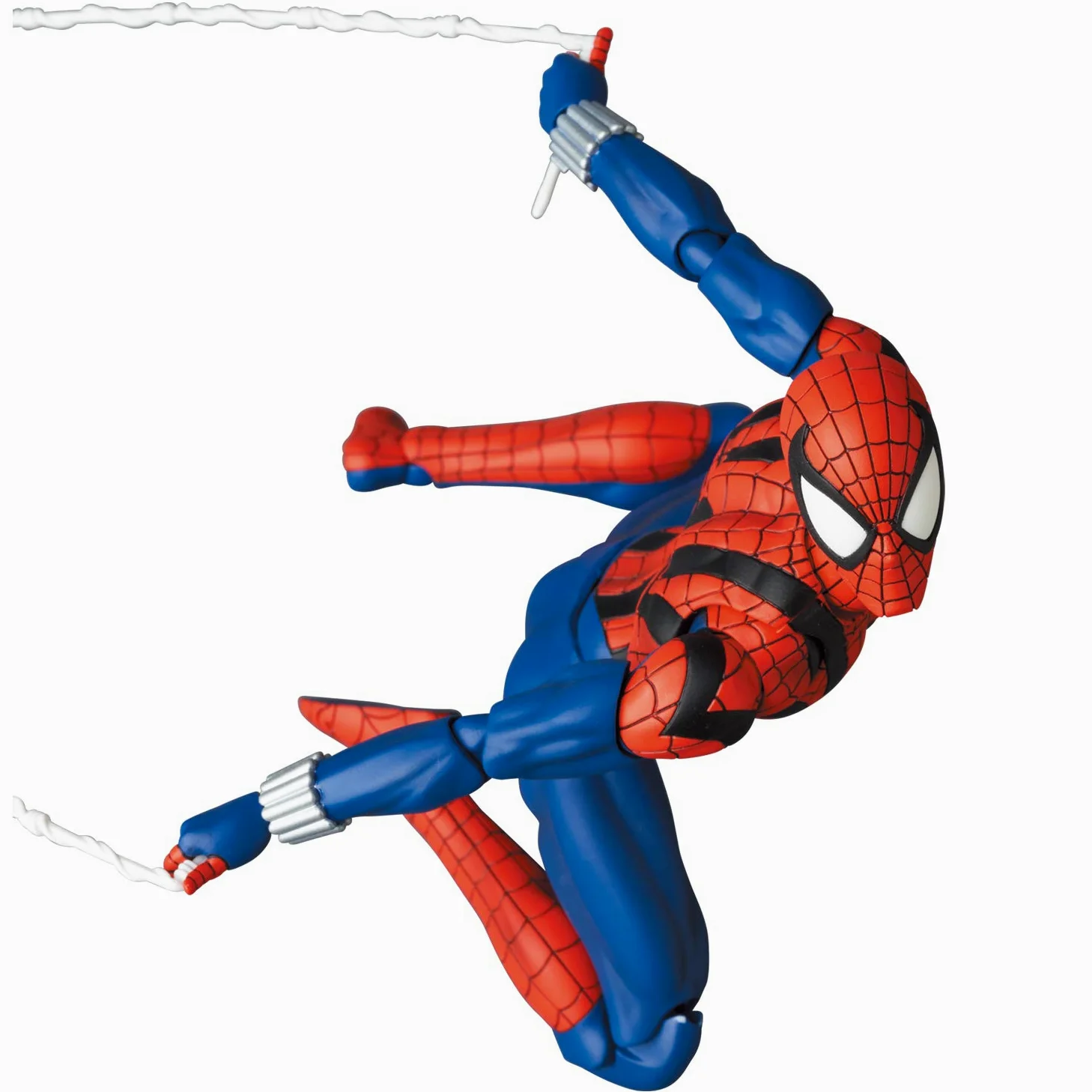 Medicom Toy Mafex No.143 Spider-Man (BEN REILLY) Figura de acción pintada de Spider-Man Ben Riley Comic, altura total aprox. 6,1 pulgadas (155 mm)