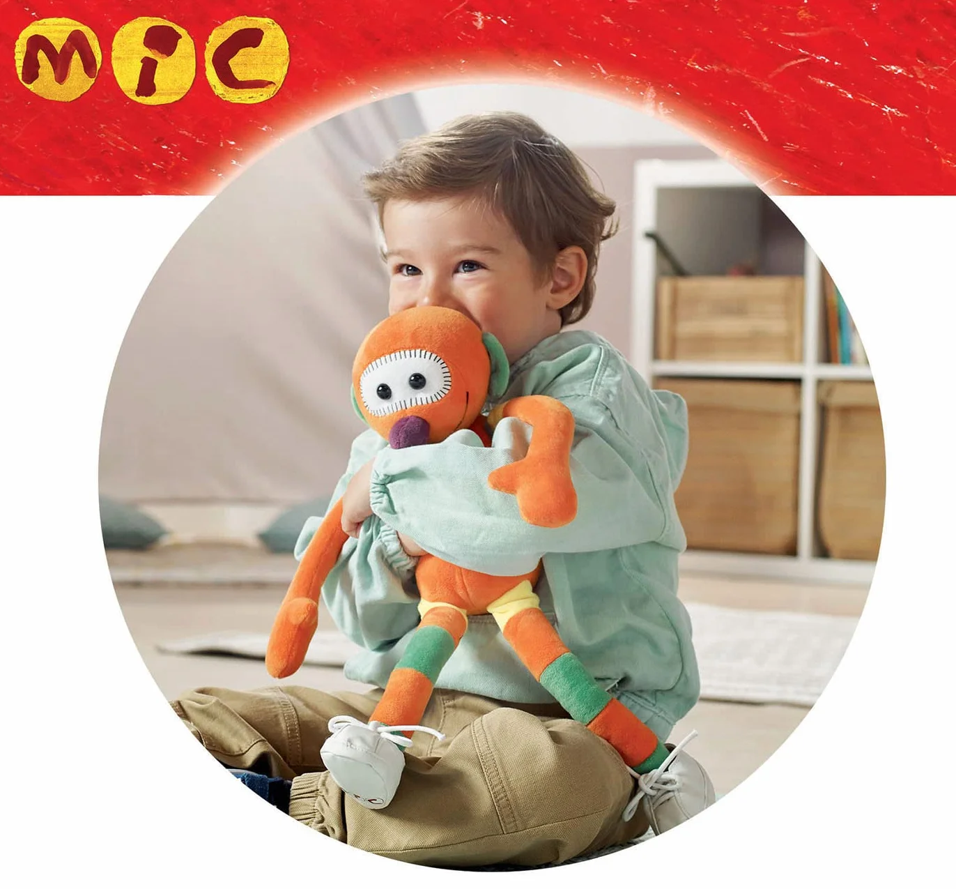 Educa Peluche Mic Club Súper 3 Muñeco Suave 40 cm