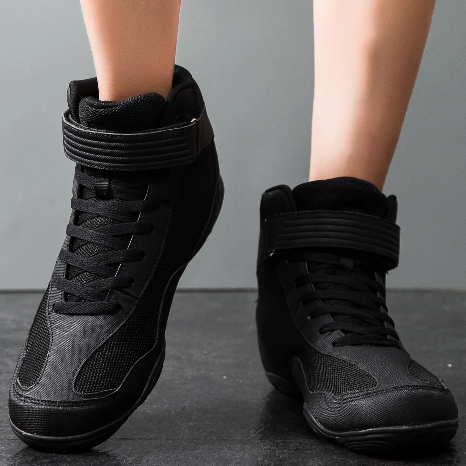 Botas de Lucha Profesionales para Hombre Zapatos de Boxeo Ligeros