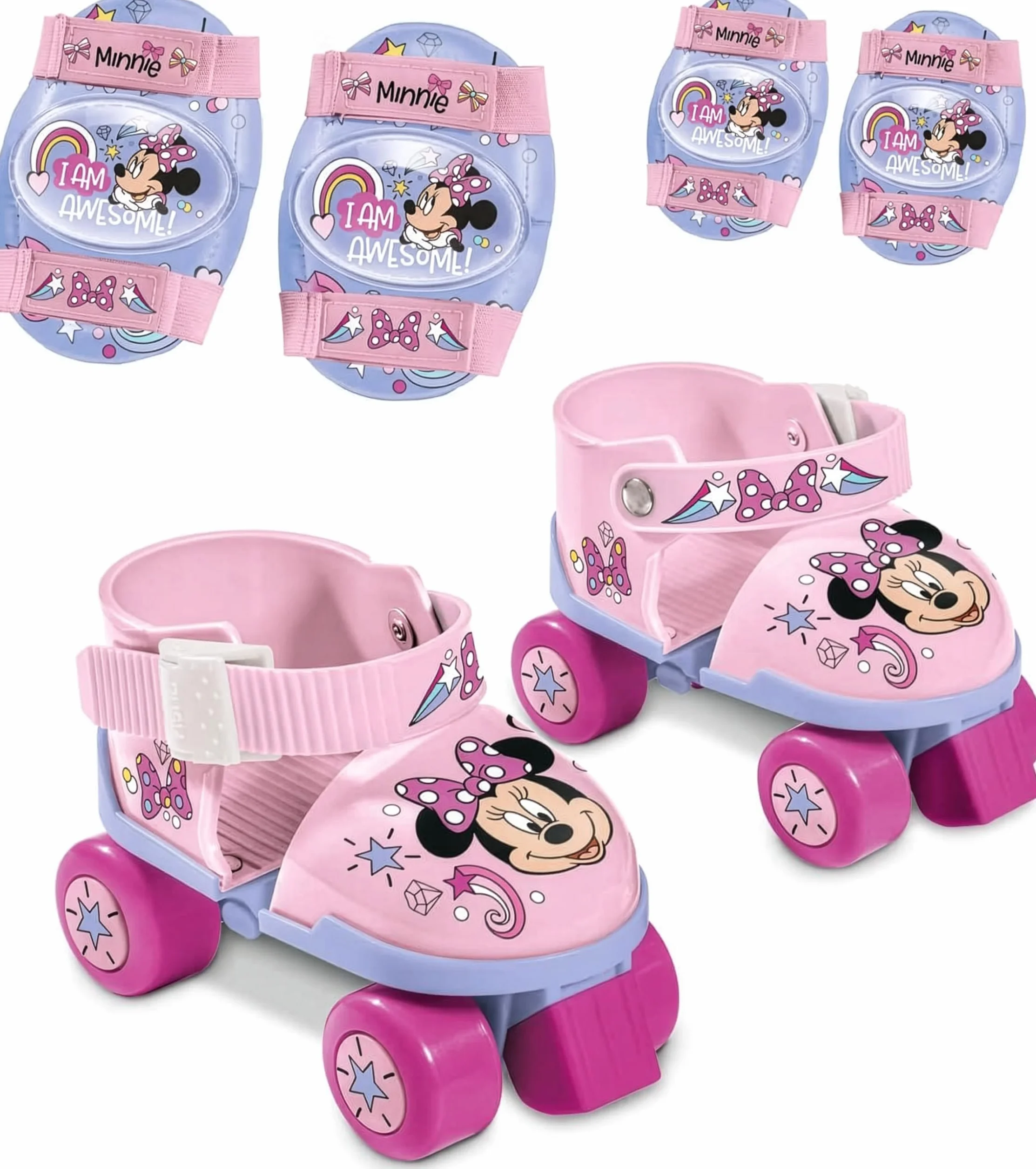 Patines de Ruedas Ajustables Minnie Disney para Niños Talla 22-29