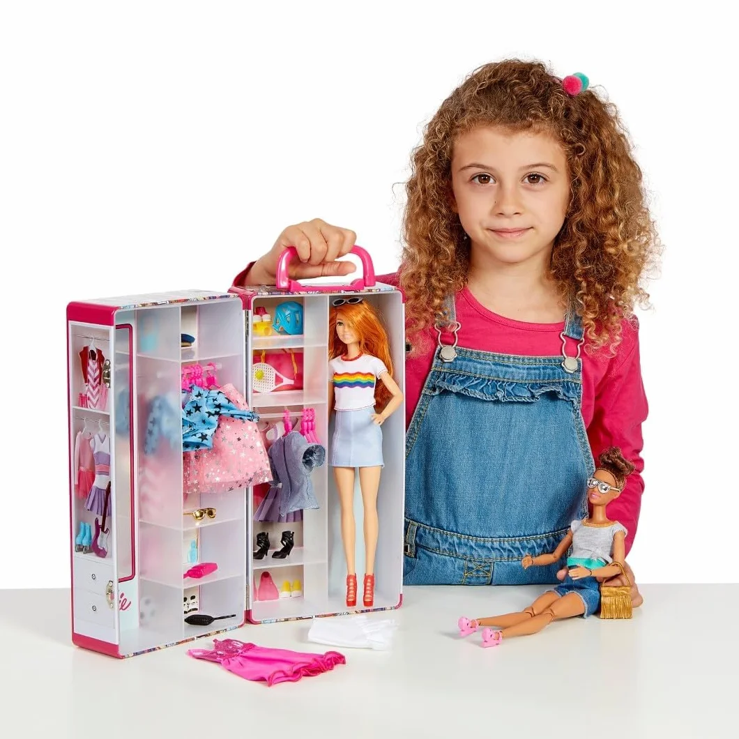Theo Klein 5801 - Barbie Maletin De Guardarropa para Muñecas