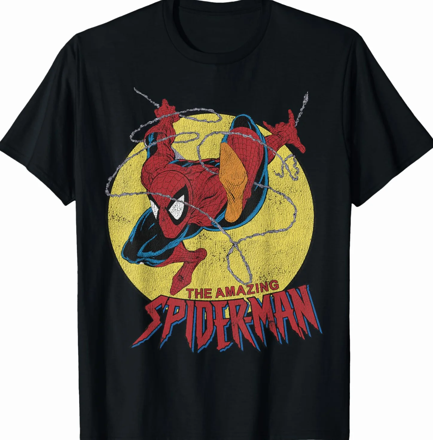 Marvel The Amazing Spider-Man Vintage Jump Logo Camiseta