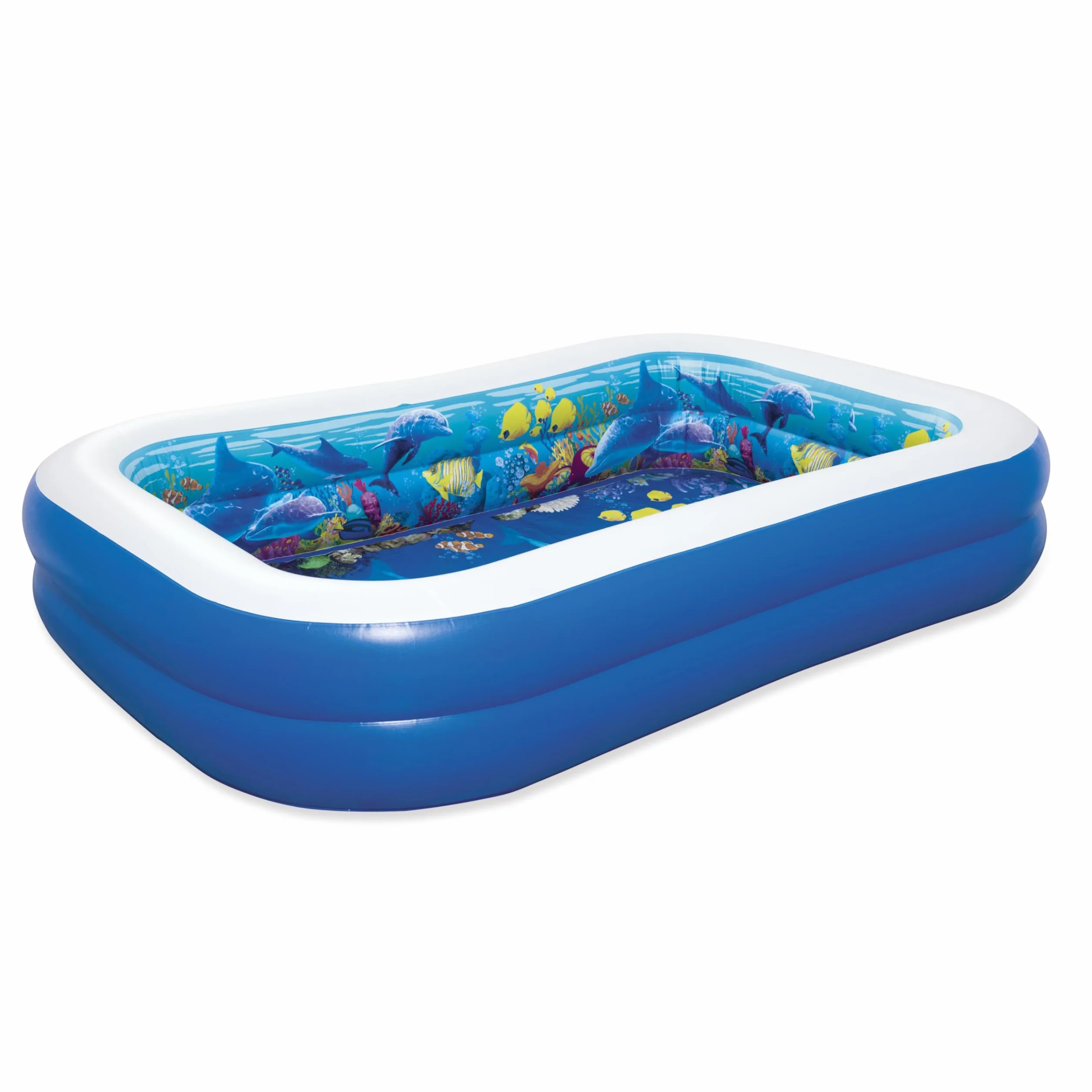 Bestway 54177 - Piscina Hinchable Infantil 2 Gafas 3D y Tesoro Undersea Adventure 262x175x51 cm
