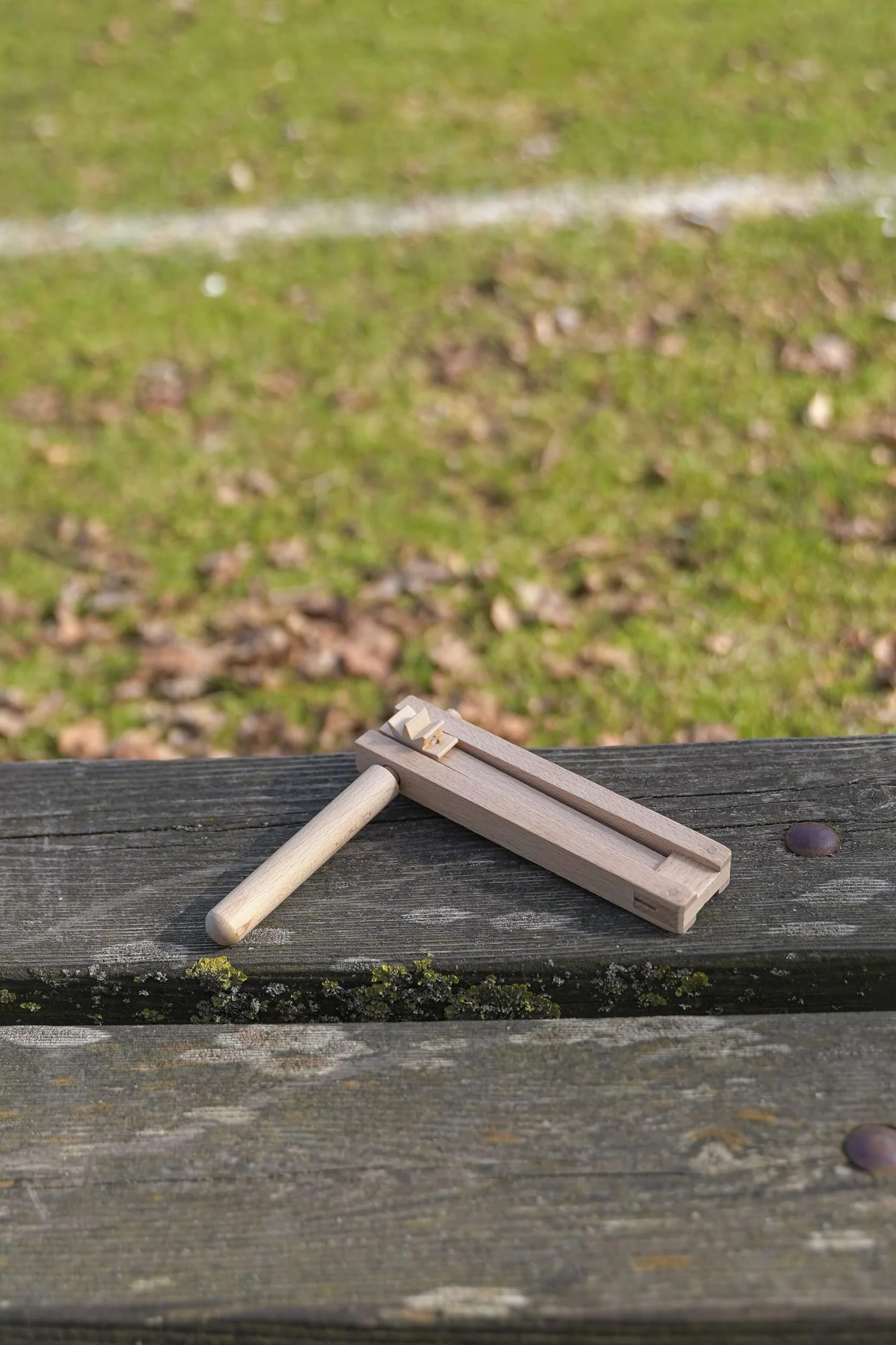 Goki- Carraca de madera, Color natural (61893)