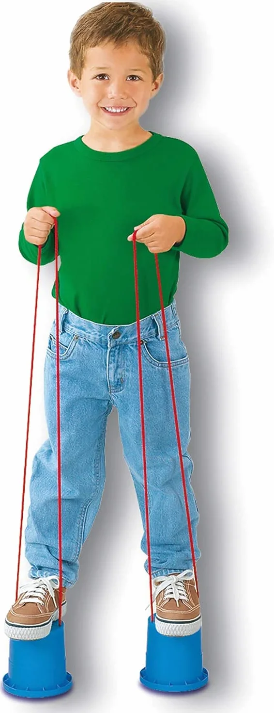 Lena - 61410 Tiesto Práctica Balance Balde Zancos por 3+ Años Niños, Multicolor