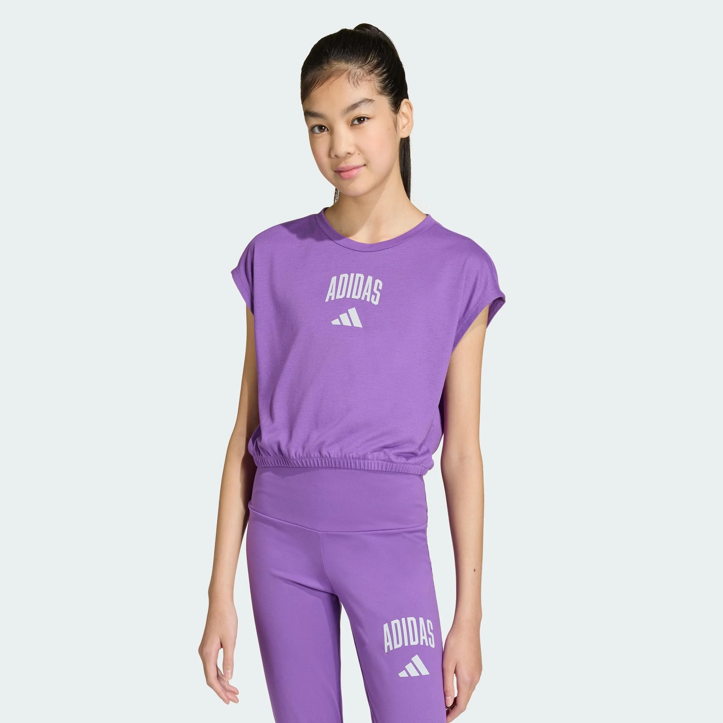 Adidas Seasonals Collegiate Typography T-Shirt Camiseta Niñas