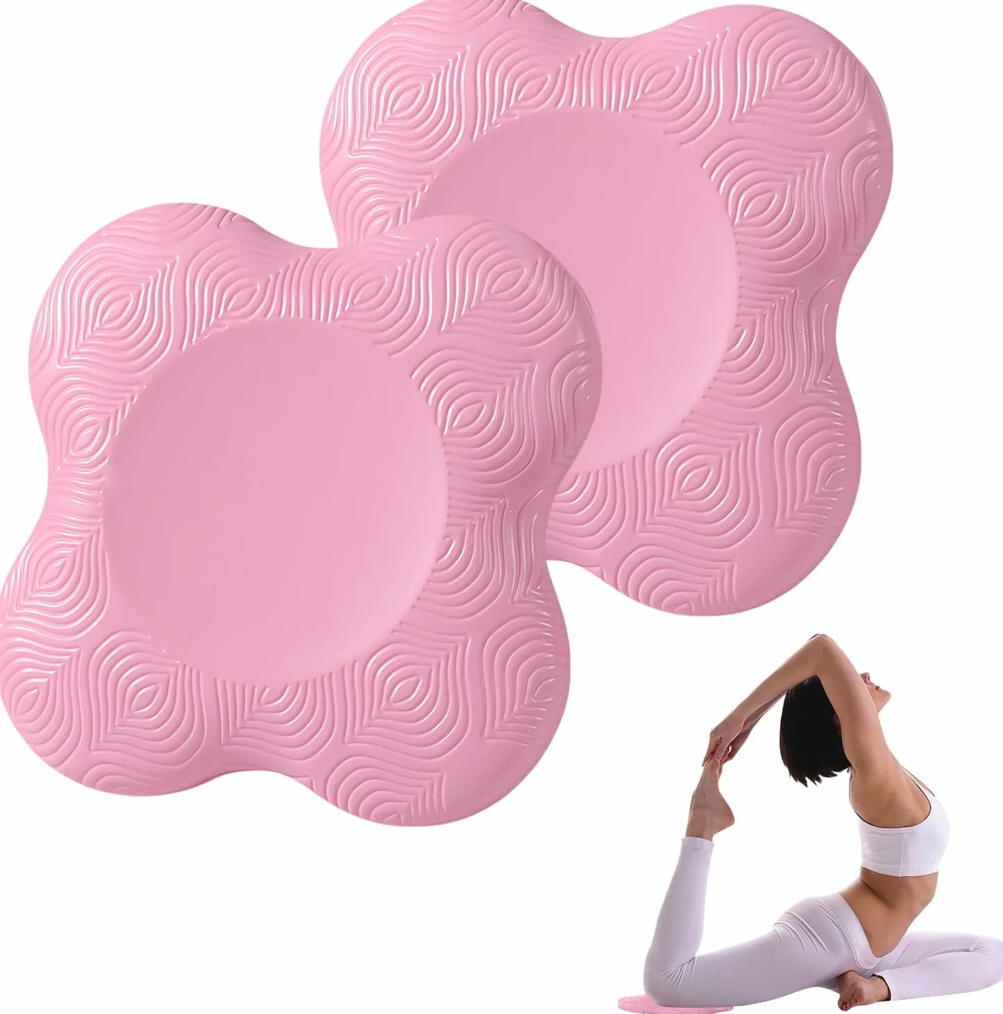Almohadillas Rodilleras Yoga Antideslizante 2 Piezas Protección Rodillas Codos Tobillos Muñecas Accesorios Fitness