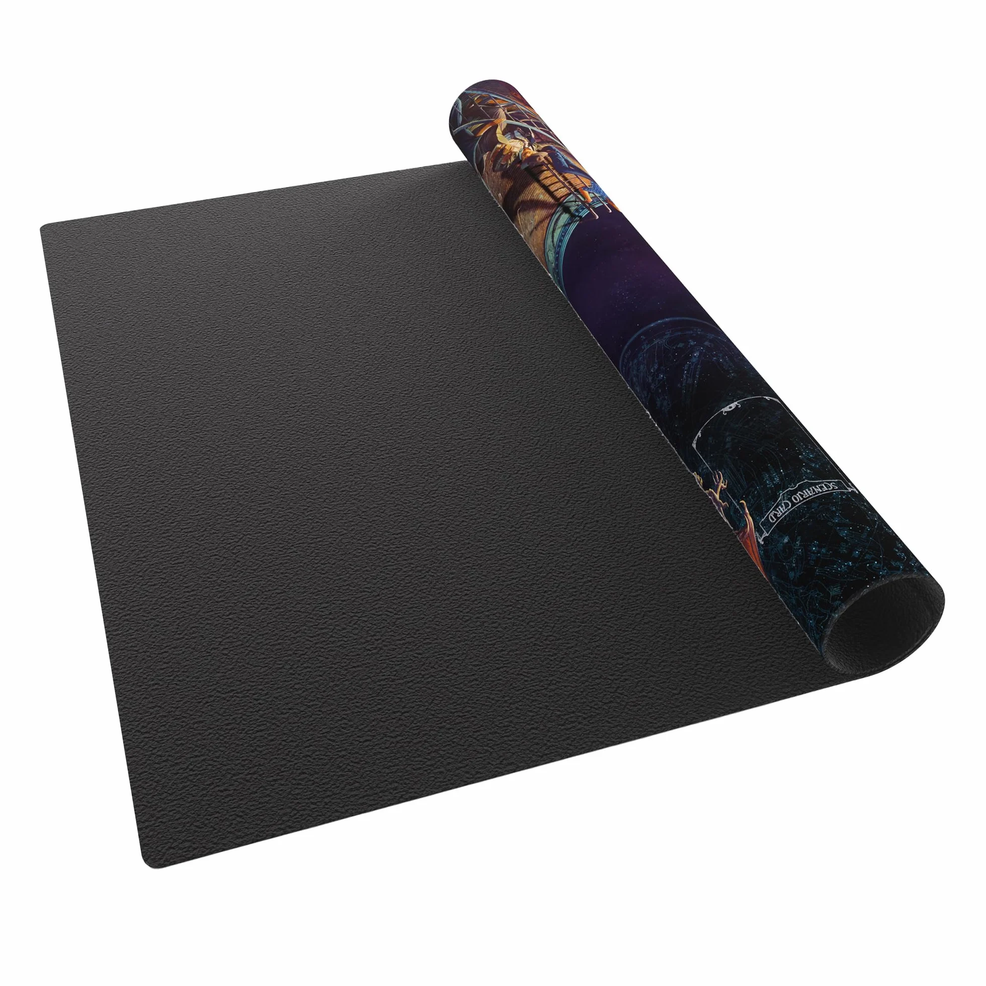 Gamegenic Arkham Horror: Center Game Mat, Tapete de Juego Premium 70x70 cm, Diseño Oficial 1 a 4 Jugadores, Zonas Delimitadas para Cartas, Bordes Cosidos, Superficie Antideslizante de 2 mm