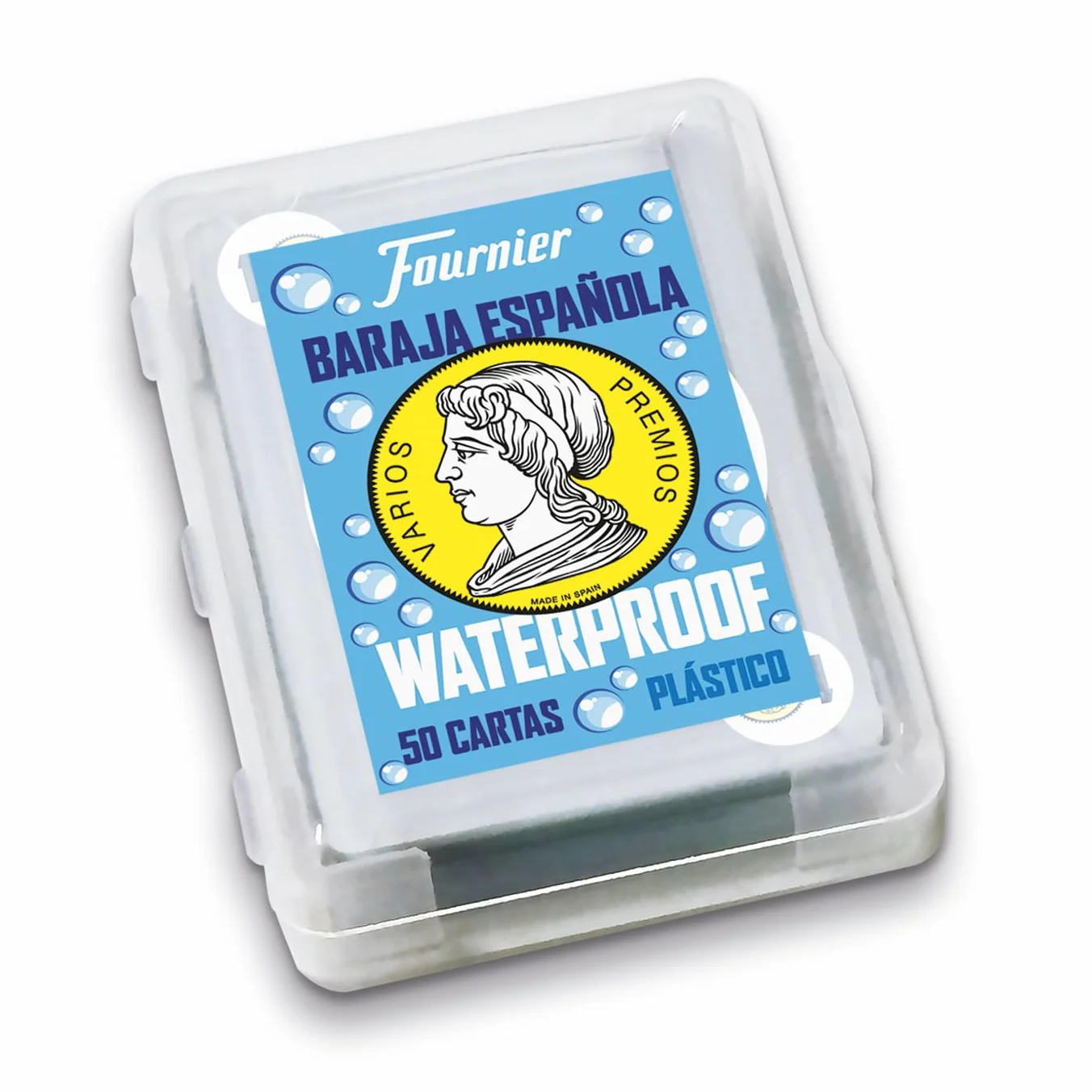 Fournier-Baraja Española de Cartas Waterproof de Plástico para piscina y playa