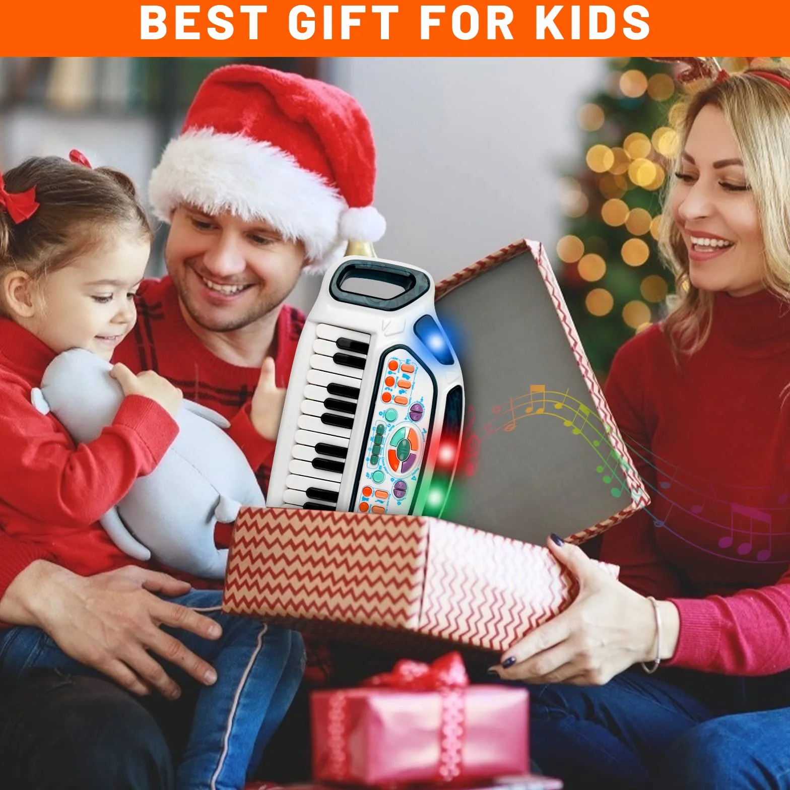 Teclado de juguete de piano para niños pequeños, juguetes multifuncionales para niños, regalos de cumpleaños para niños y niñas de 1 a 6 años