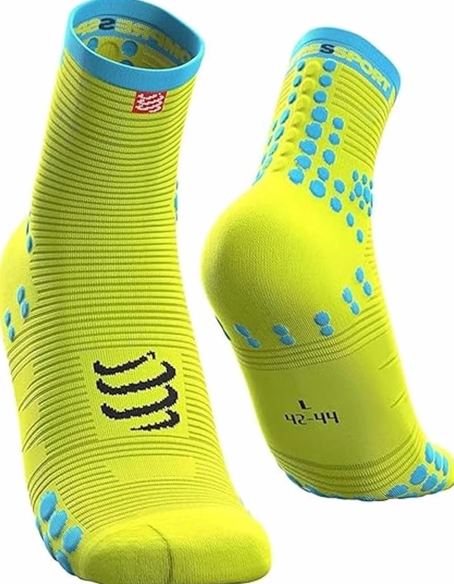 Compressport Pro Racing Socks V3 Run High Running Socks Antiblister Cushion Breathable Lightweight