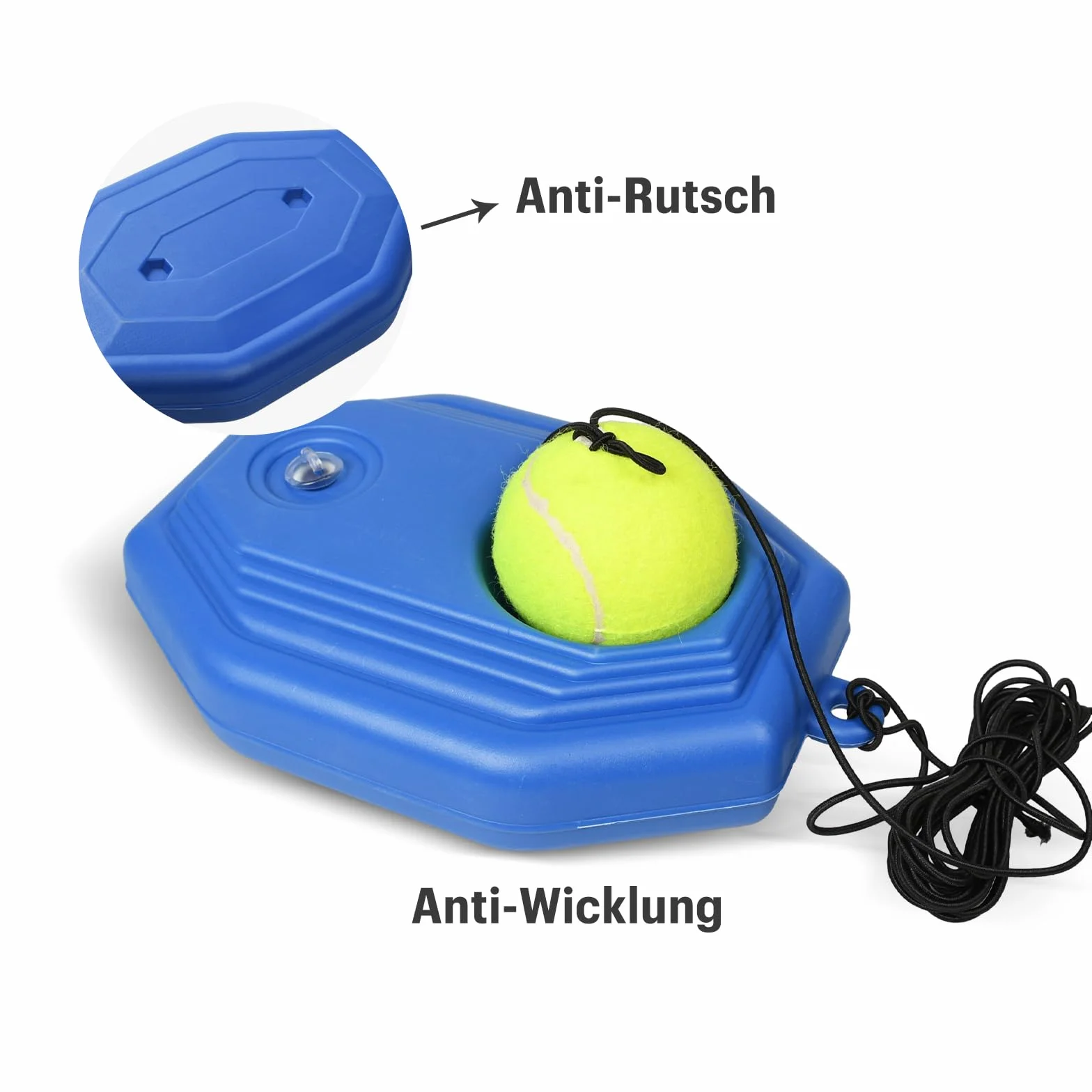 Entrenador de Tenis con Cuerda y Pelota de Entrenamiento, Herramienta de Autoaprendizaje