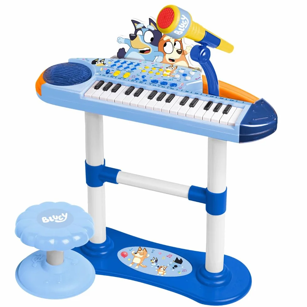 Organo con pie y banqueta Bluey (REIG 2448)