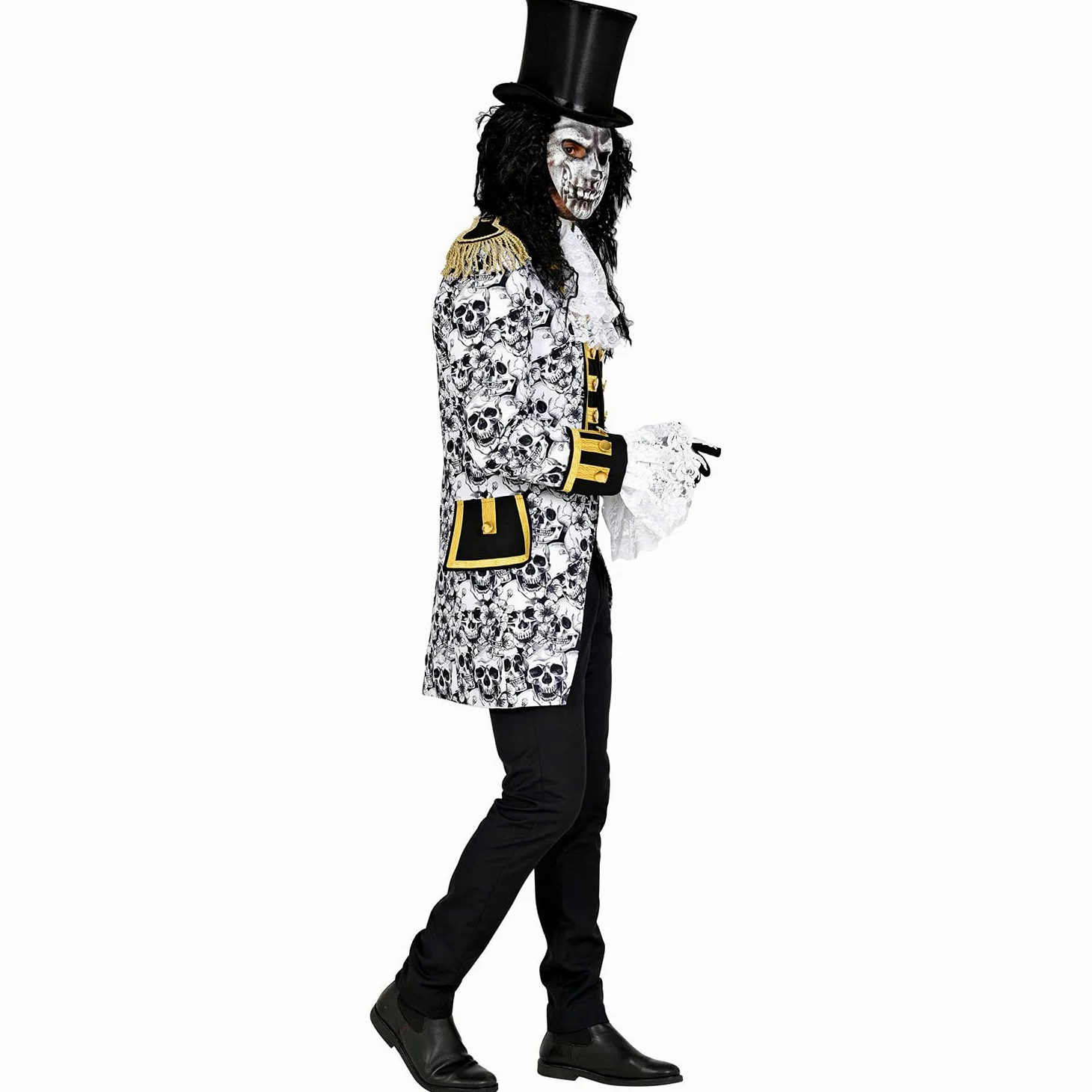 W WIDMANN MILANO Party Fashion - frac para desfile de disfraces, pirata, estrella del rock, uniforme de guardia, calavera, Día de los Muertos, carnaval, Halloween
