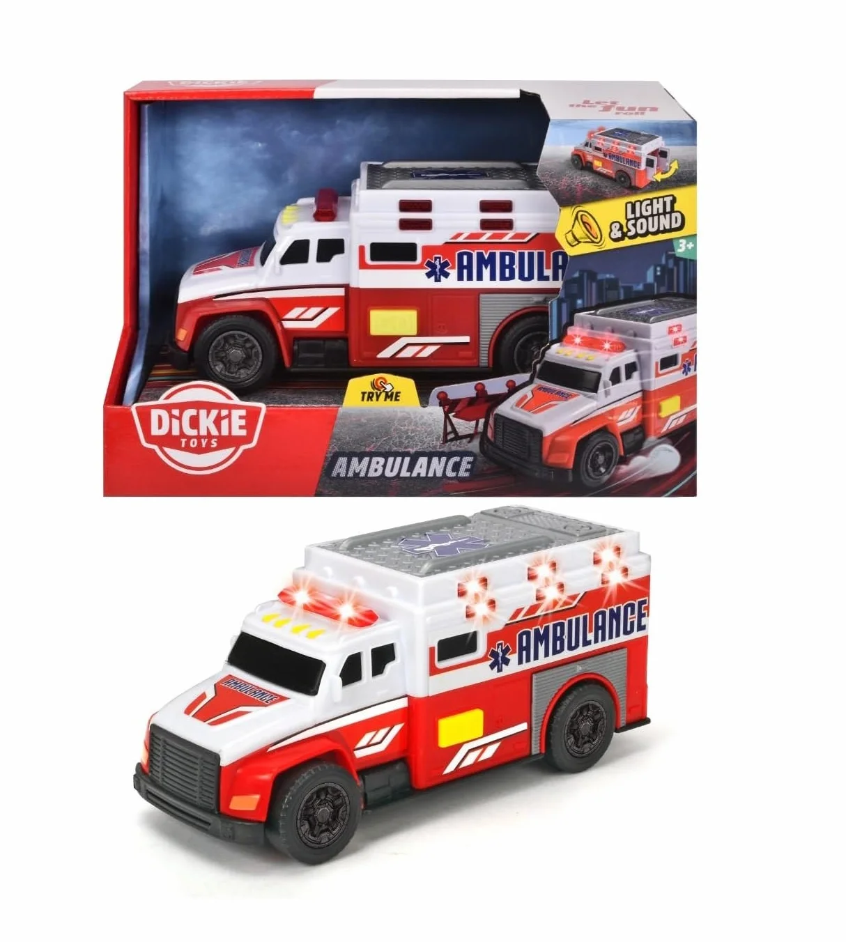Majorette 203302013 Ambulancia 15 cm Talla Única