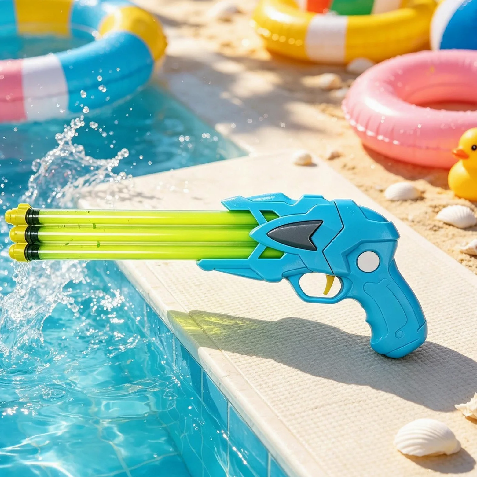 De Agua para Niños Juguete Veraniego Exterior Multitubo Extraíble | Juguetes Combate Acuático Infantiles Niños Adultos Cumpleaños Parque Camping Jardín Césped Patio Trasero Reuniones