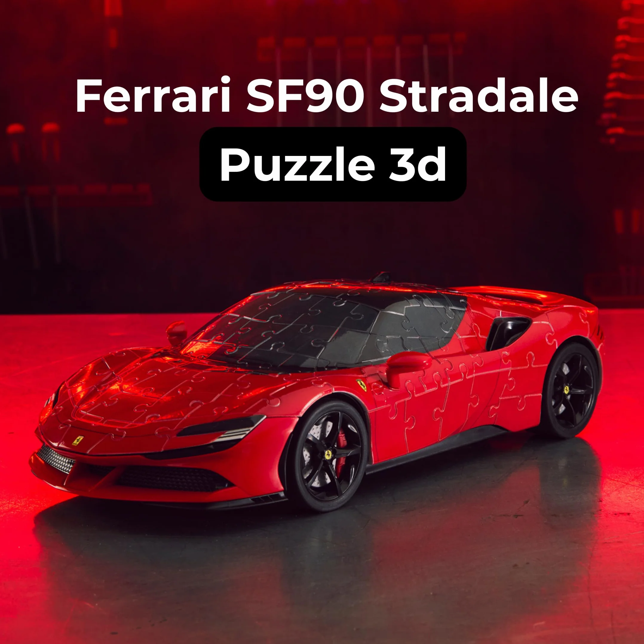 Ravensburger Puzzle 3D Ferrari SF90 Stradale Maqueta de Coche 108 Piezas