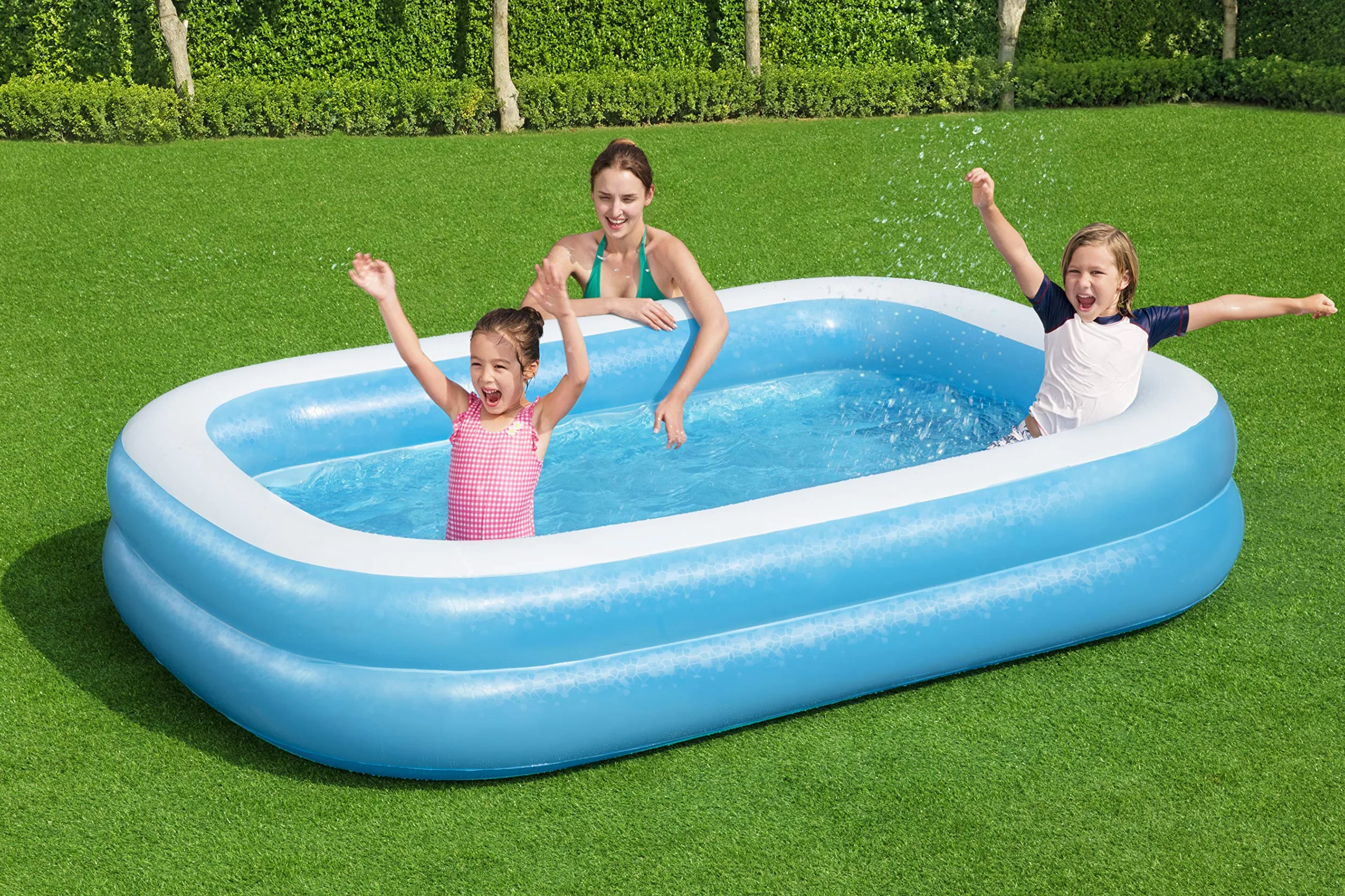 Bestway 54153 Family Pool Fun - Piscina (213 x 206 x 69 cm)
