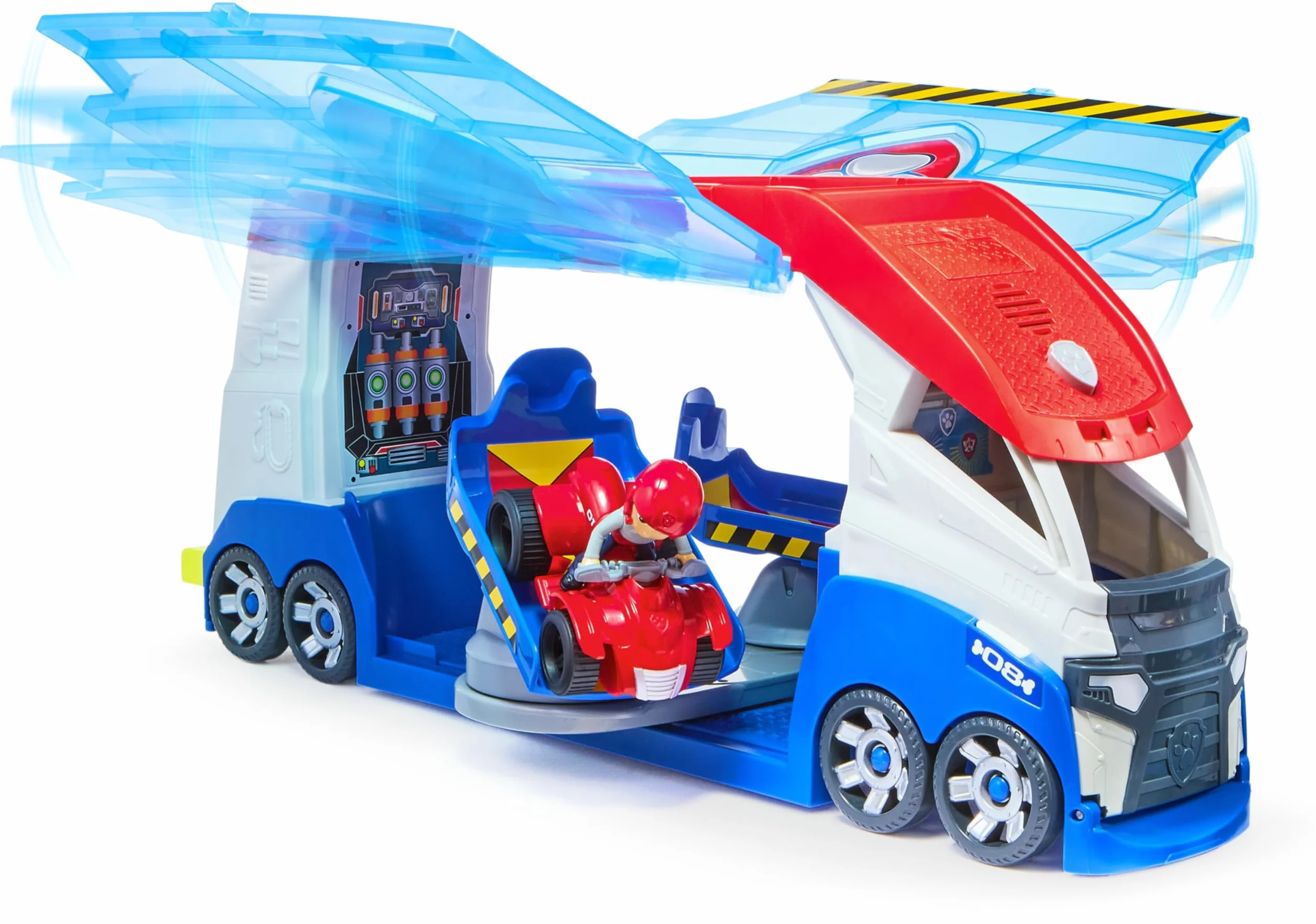 Paw Patrol Patrulla Canina Pack Coche Patroller Transformable con Figura Ryder y Coche Todoterreno Juguetes para Niños 3 años +