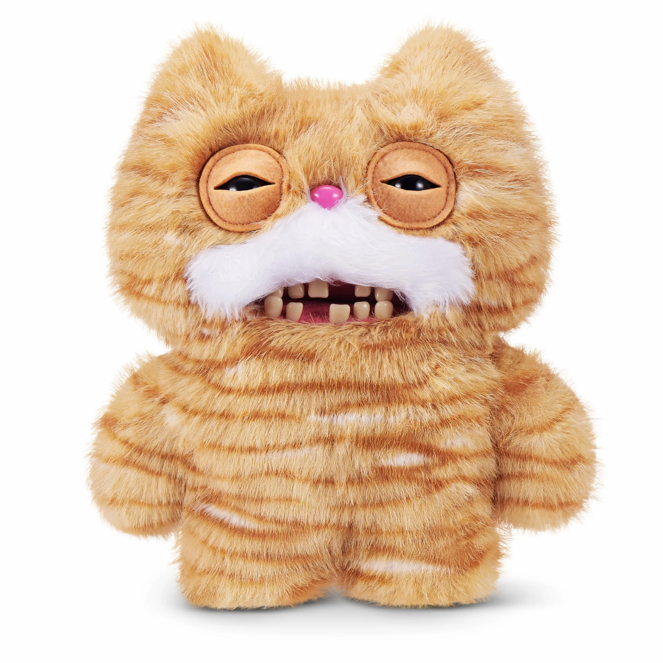 Fuggler Alley Cats Peluche 9" (Stinkface) de ZURU – Monstruo Feo y Divertido con Dientes Humanos. Peluche Coleccionable para niños, Adolescentes, Adultos y Amantes de Gatos raros