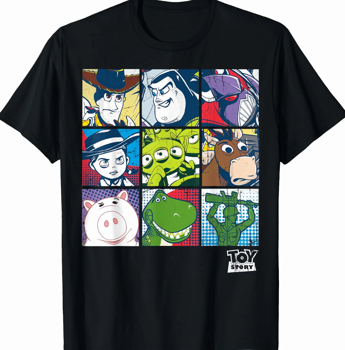 Disney Pixar Toy Story Boxed Up Group Shot Camiseta