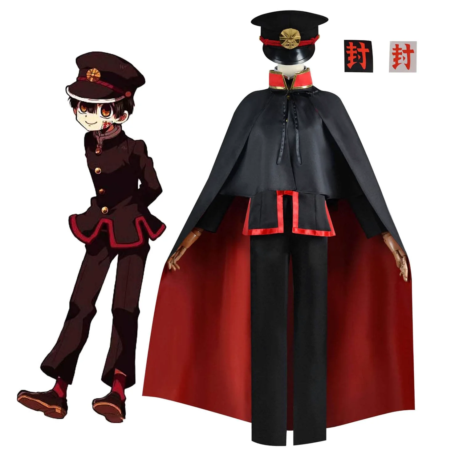 Anime Toilet Bound Hanako Kun Disfraz de Cosplay Yashiro Nene Juego de role Uniforme Conjunto Completo Halloween Fiesta Carnaval Traje de vestir con Peluca para Hombres
