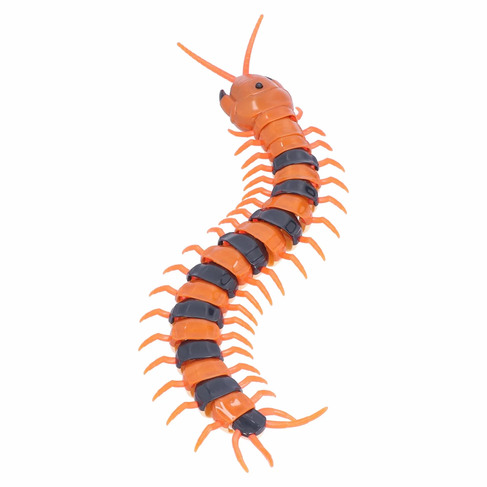 Juguete de Ciempiés con Control Remoto Simulación de Scolopendra Realista Operado por Infrarrojos Movimiento Rápido Cuerpo Flexible Ojos Intermitentes Juego de Trucos para