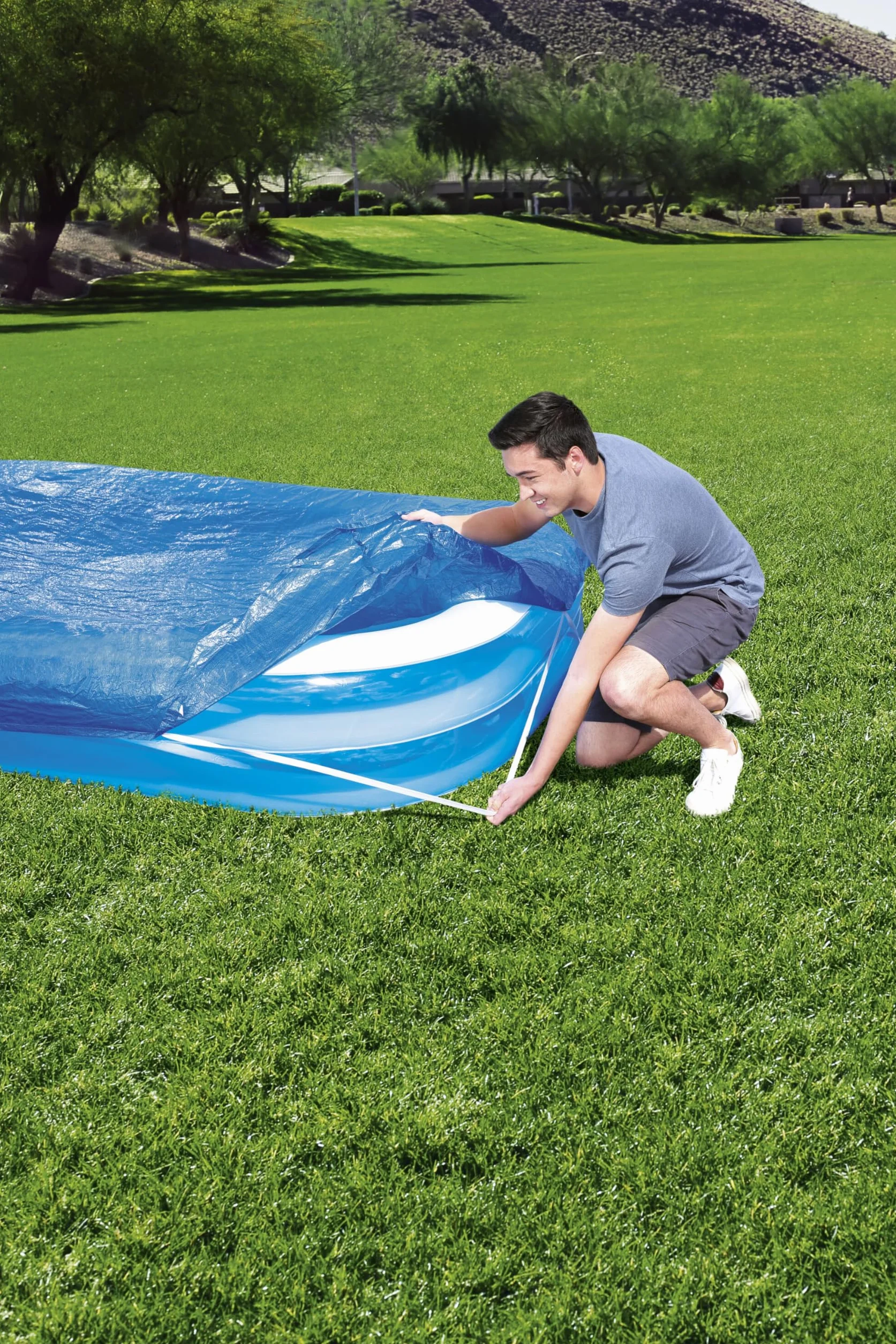 Bestway 58319 - Cubierta para piscina rectangular