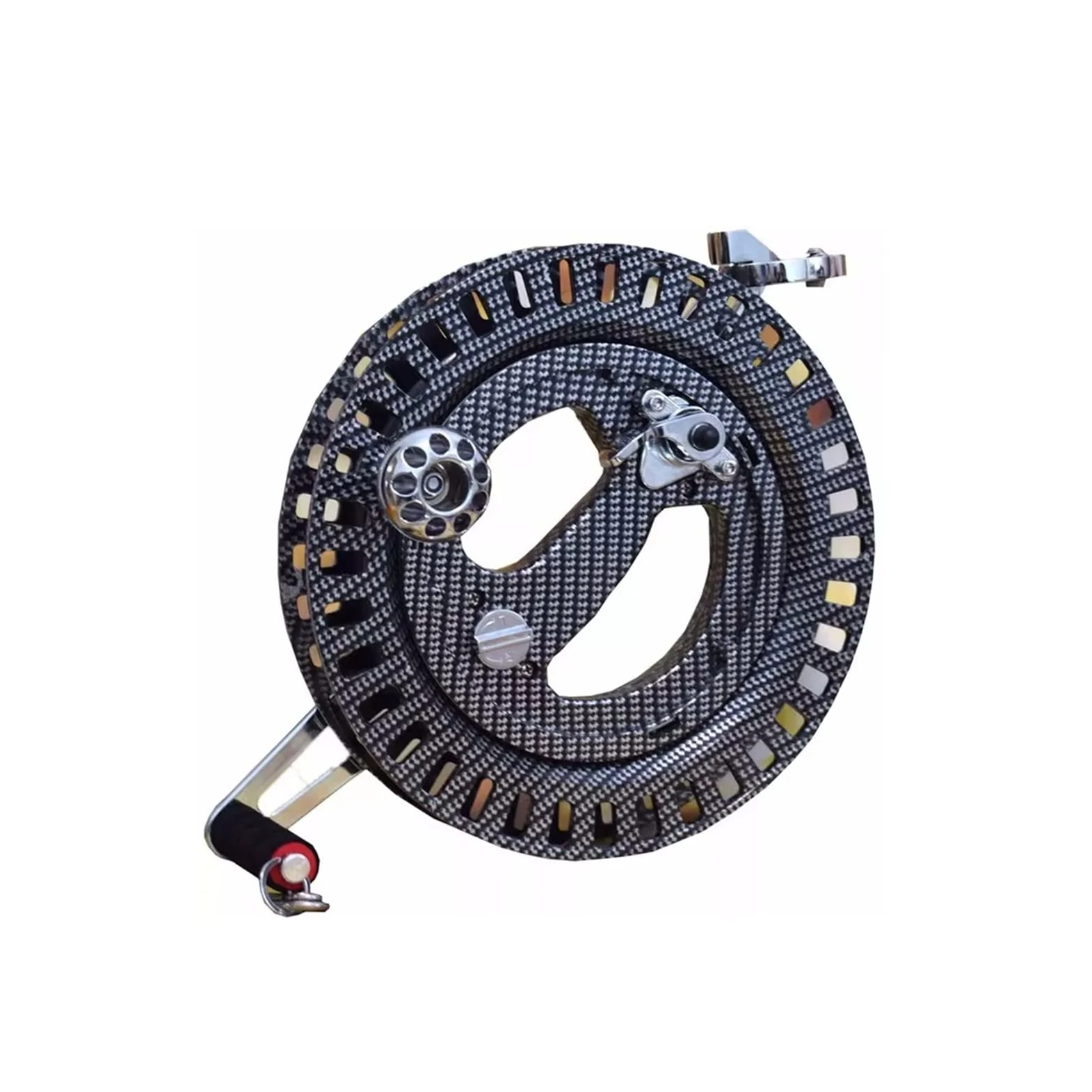 Carrete de cometas, enrollador de línea de cometas duradero, rueda de agarre de carrete de bobinado for niños y adultos, dispositivo de bloqueo seguro, accesorios profesionales for cometas al aire lib