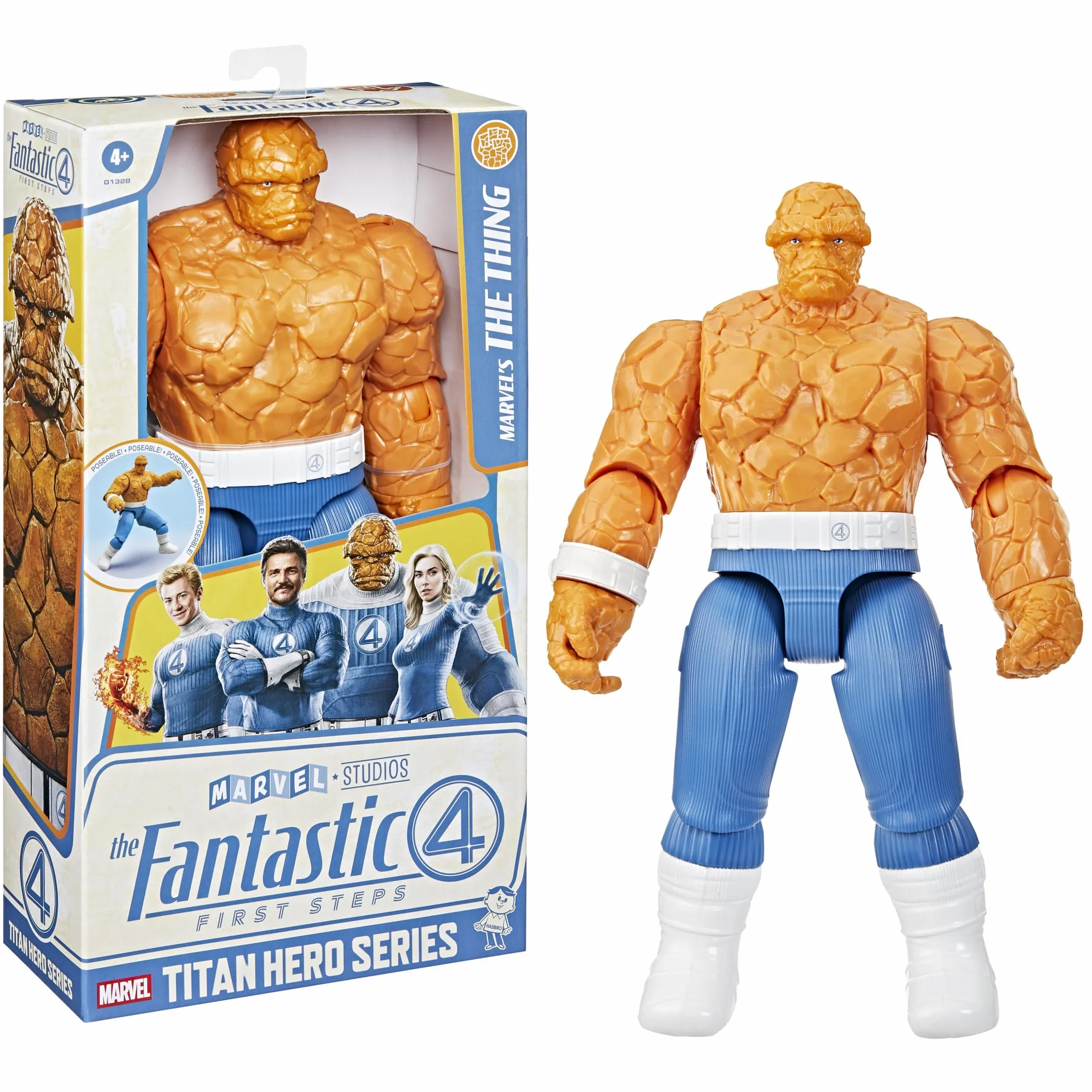 Marvel Studios Titan Hero Series, Los 4 Fantásticos: Primeros Pasos, Figura de acción de Marvel’s The Thing
