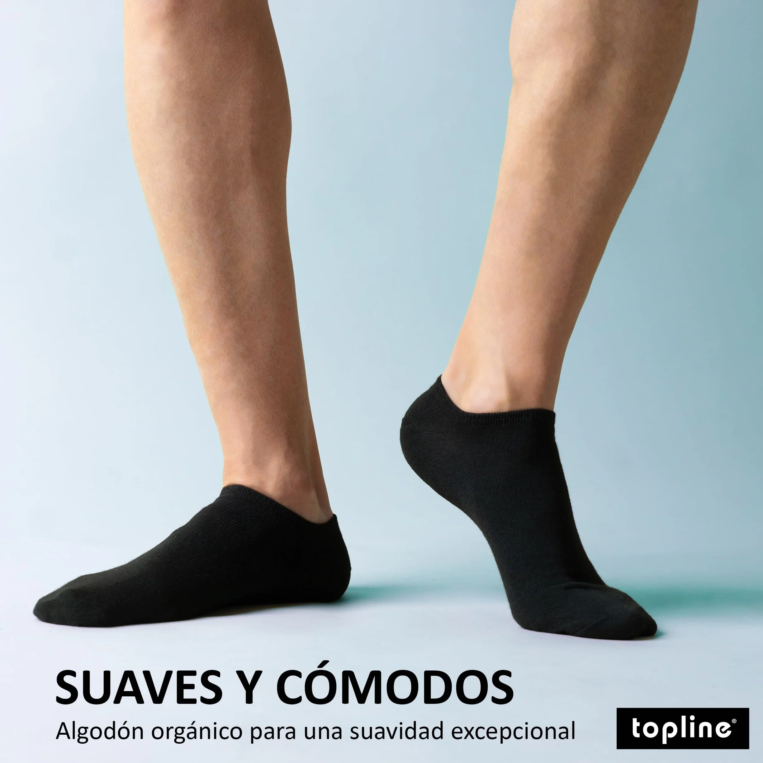 Topline Calcetines Tobilleros Hombre Mujer Cortos 12 Pares