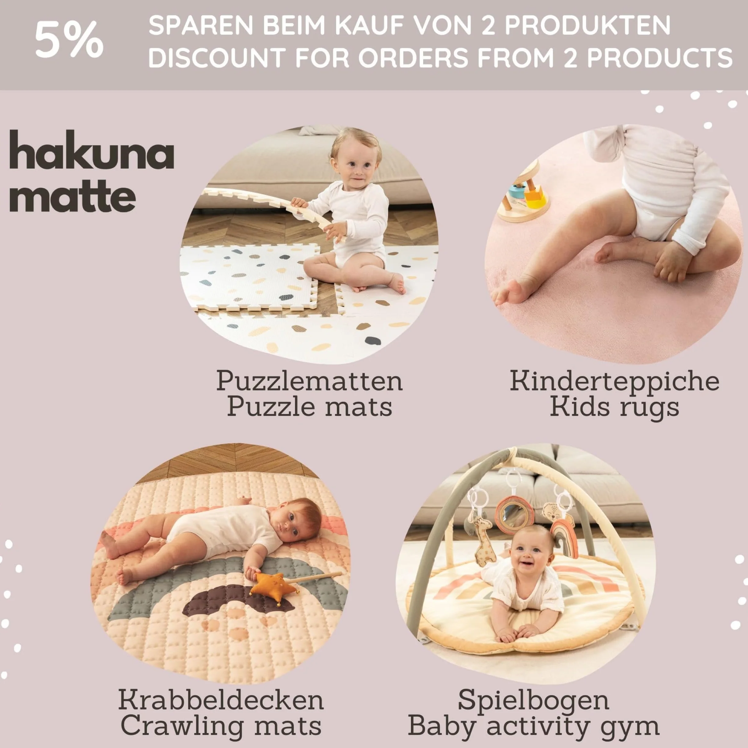 Hakuna Matte Alfombra Puzle Infantil de Espuma 1,2 x 0,9 m Motivo Mundo Marino – Set de 12 Piezas de 30x30 cm – Alfombra de Gateo Acolchada de Gran Grosor, Libre de Sustancias Nocivas