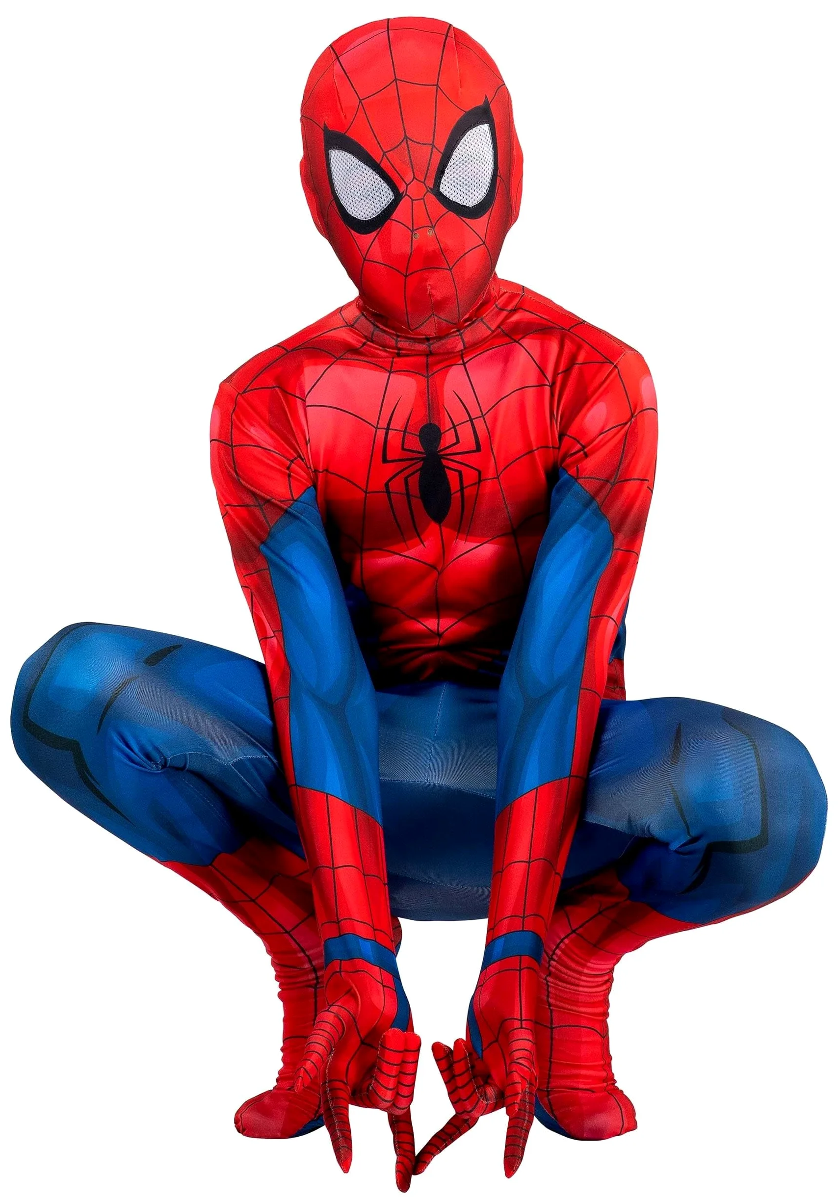 Marvel - Disfraz clásico de Spider-Man Zentai para niños