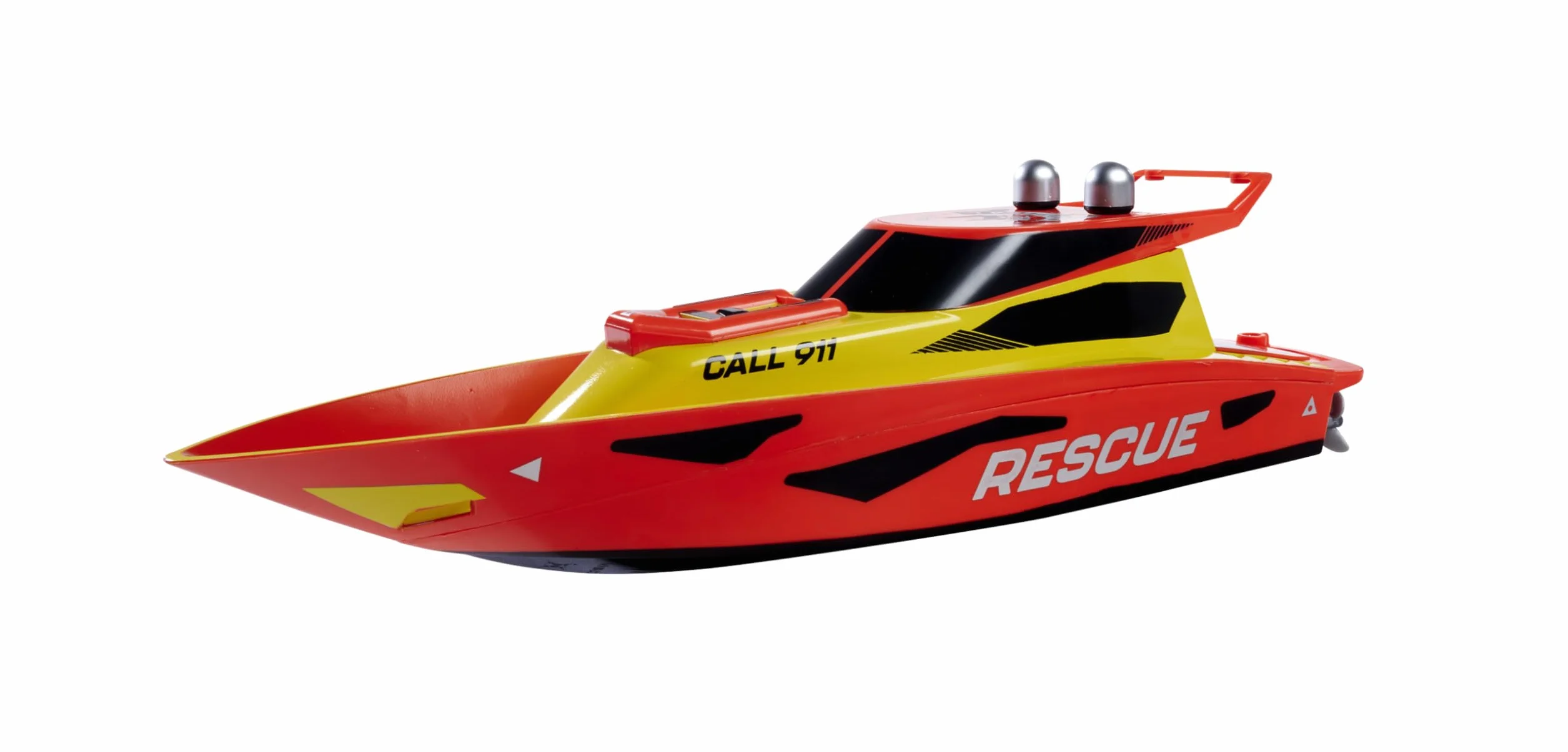 Carson 500108058 RC Rescue 2.4G 100% RTR - Barco teledirigido, Barco RC, Juguete teledirigido para niños y Adultos, Incluye Mando a Distancia