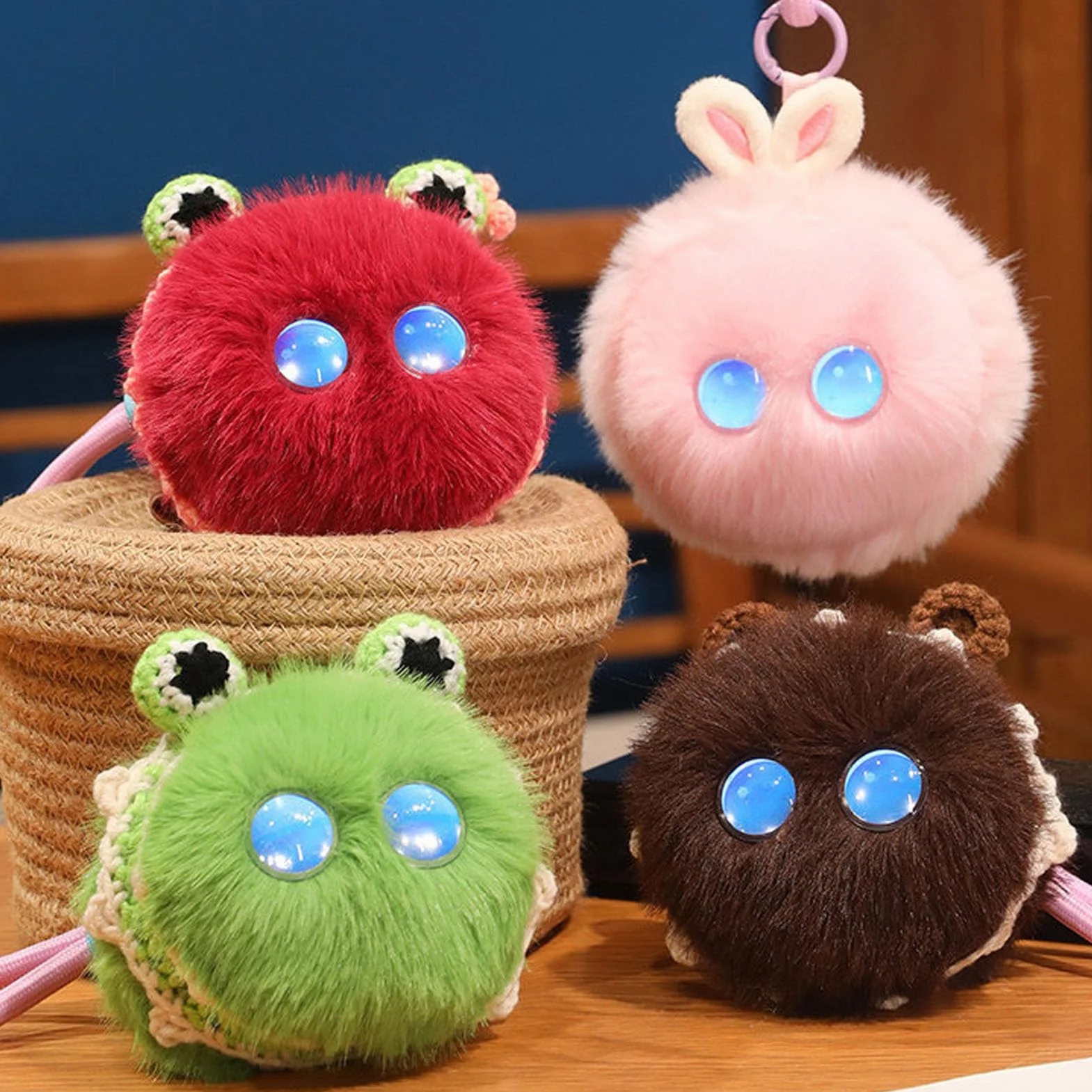 Luocute Peluche Inteligente con IA, Robot Interactivo con Interacción de Voz en Tiempo Real y Diálogo Multilingüe, Adaptación Emocional y Tecnología de Clonación de Voz, con Control móvil. (Rosado
