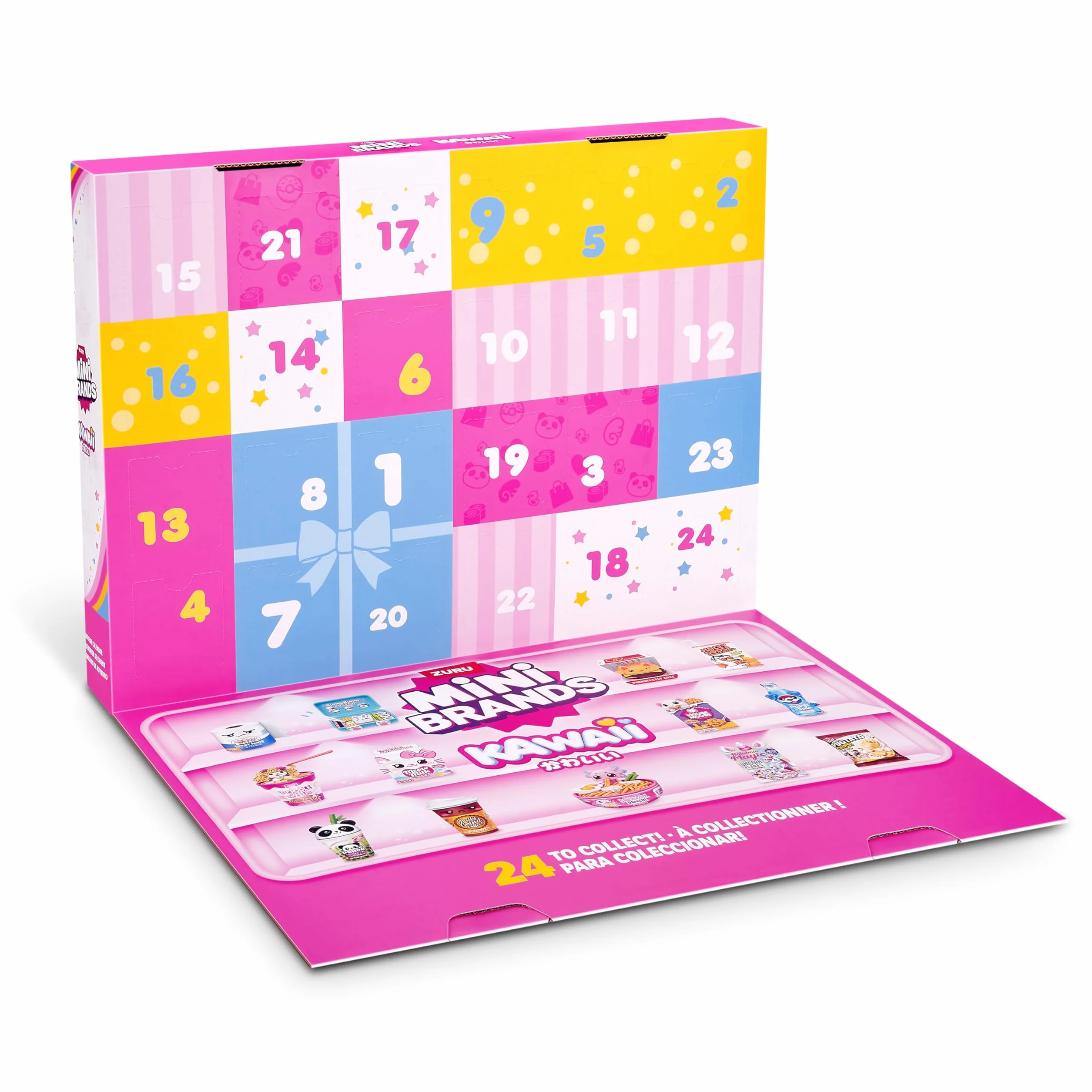 Mini Brands Kawaii Advent Calendar, Juguetes Coleccionables Seaonal para Niñas