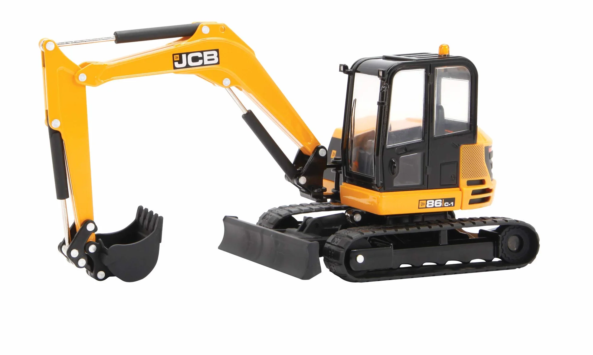 Britains - Excavadora Midi JCB, Color Amarillo y Negro (Tomy 43013)